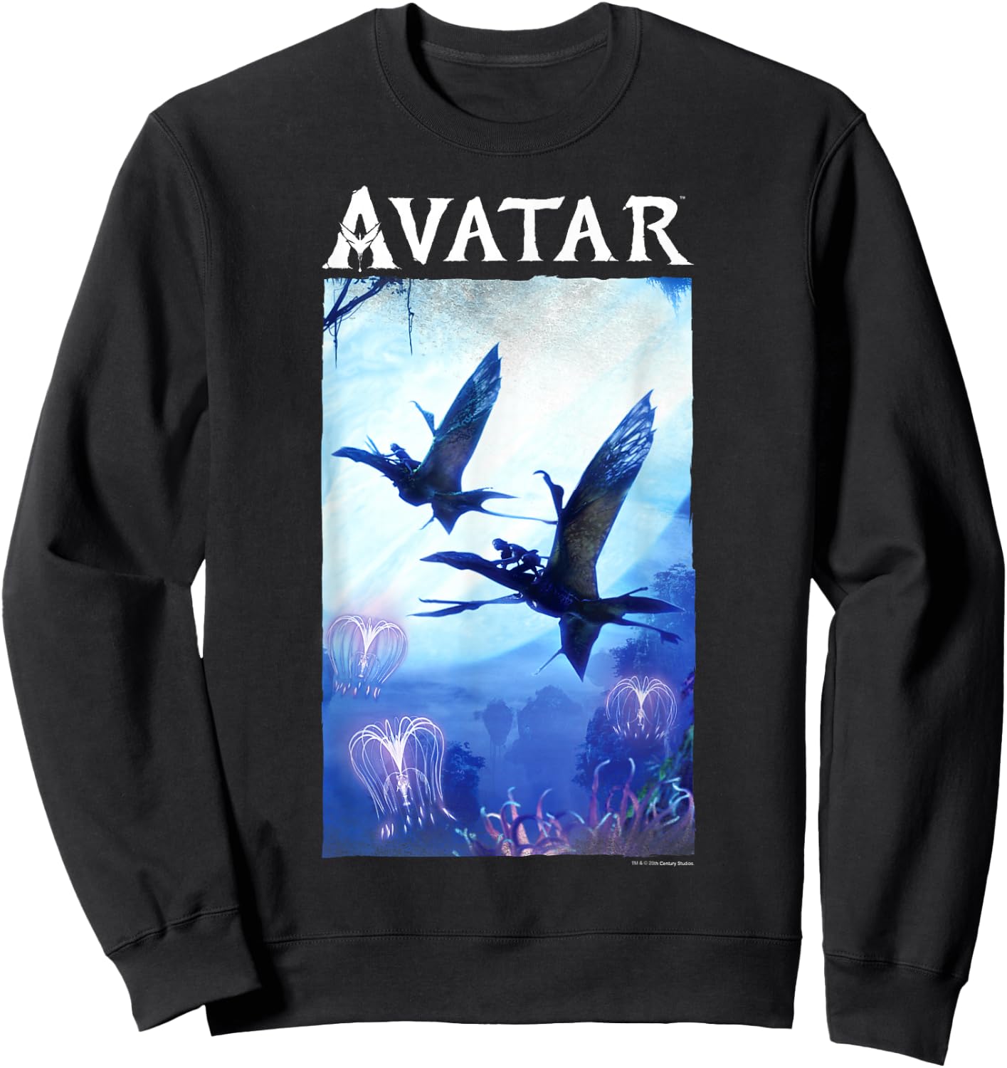 Avatar: The Way of Water Avatar Flight Pandora Panel Sweatshirt - Sweatshirt | Black