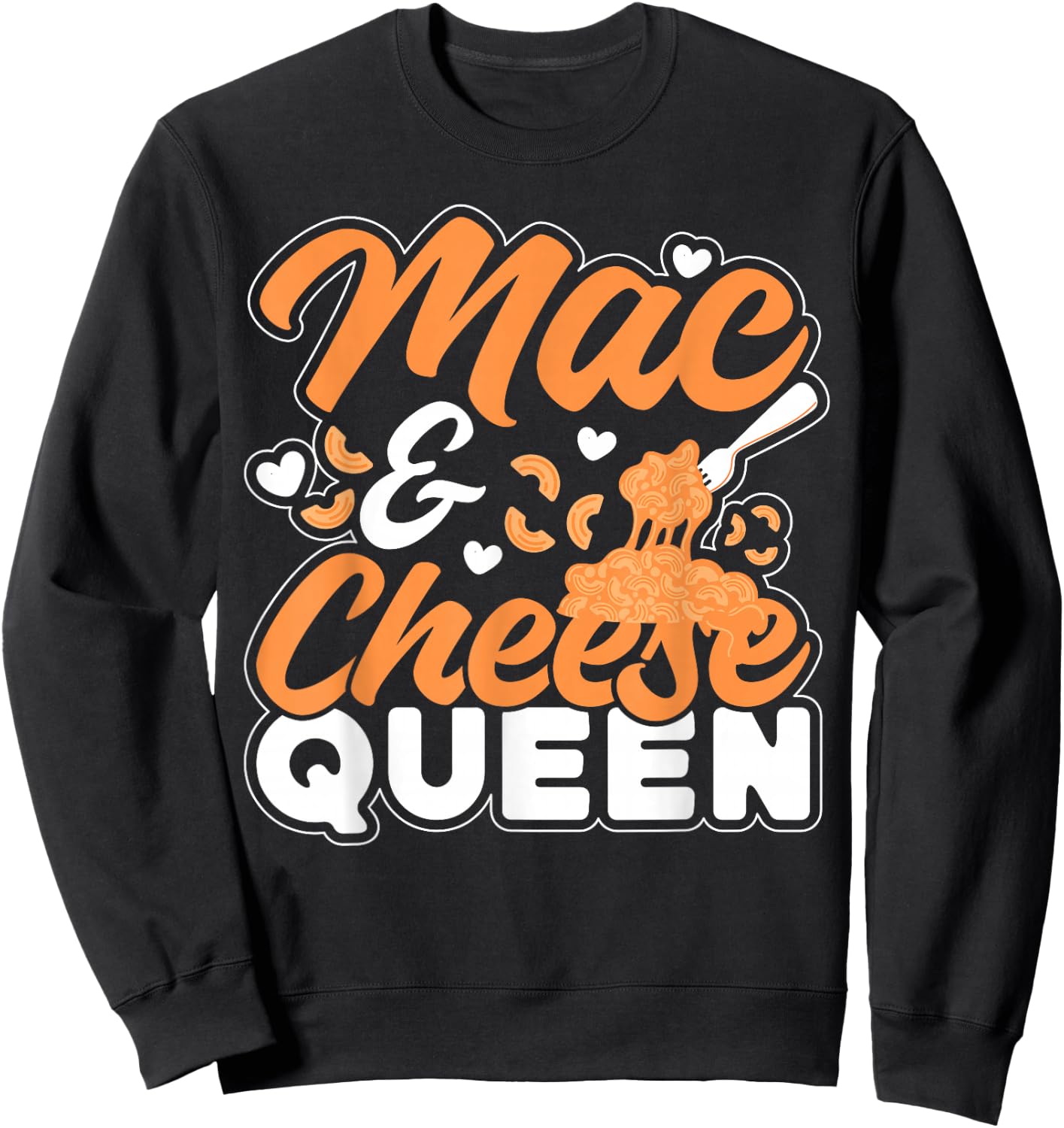 Mac And Cheese Queen Mac & Cheese Queen Sweatshirt - Sweatshirt | Black