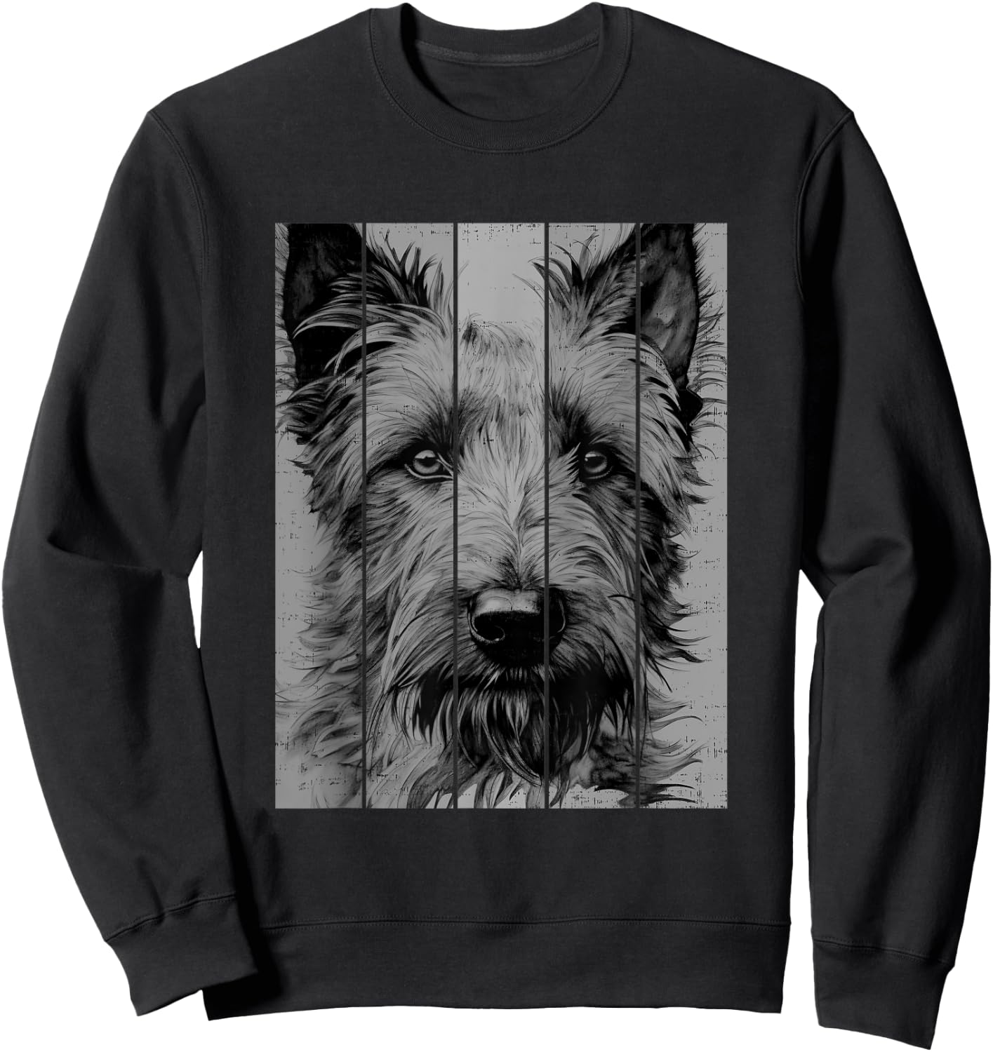 Cool Berger Picard Portrait Black And White Style Sweatshirt - Sweatshirt | Black