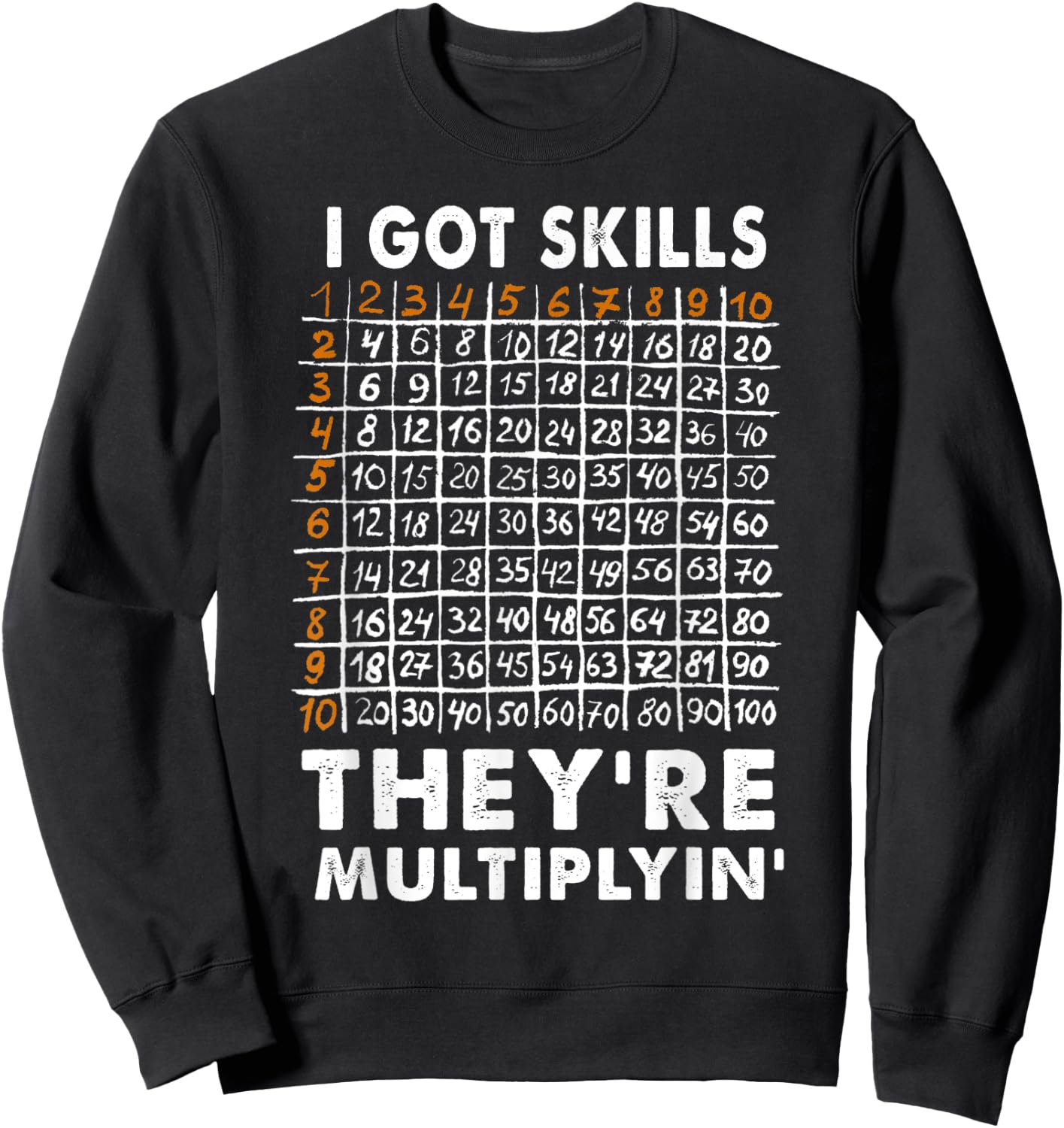 I Got Skill They're Multiplying Back To School Match Teacher Women Kids Sweatshirt - Sweatshirt | Black