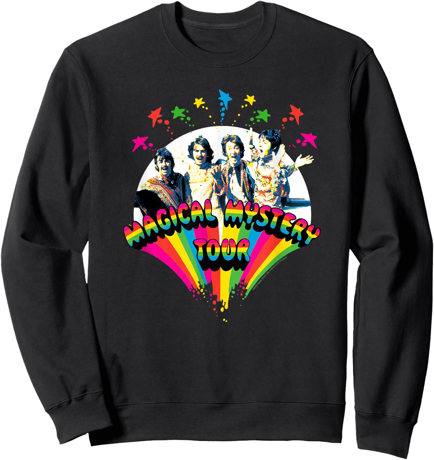 The Beatles - Magical Mystery Tour with Group Members Sweatshirt - Sweatshirt | Black