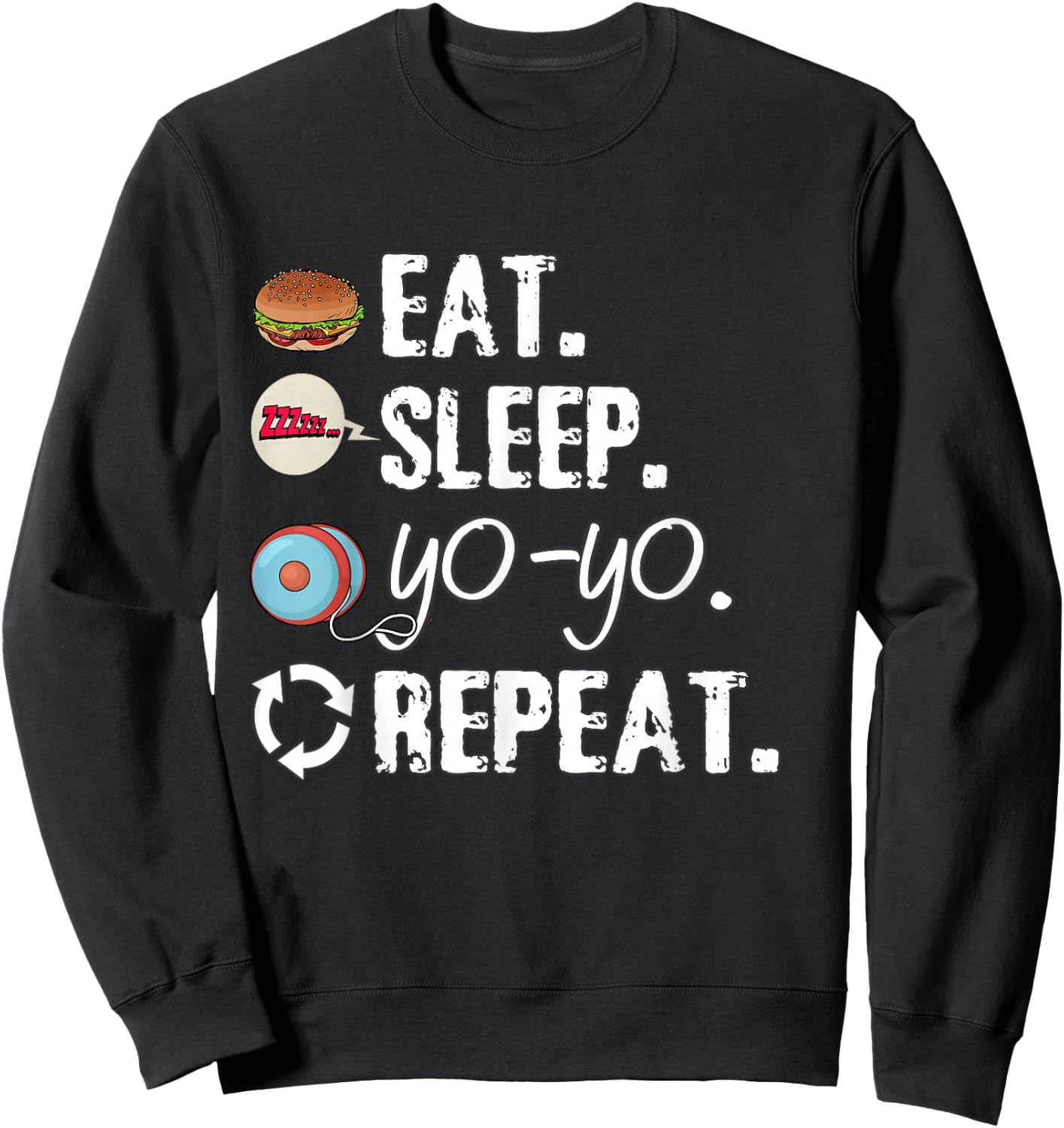 Love yo yo kids Shirt yo-yo Lovers and girls Sweatshirt - Sweatshirt | Black