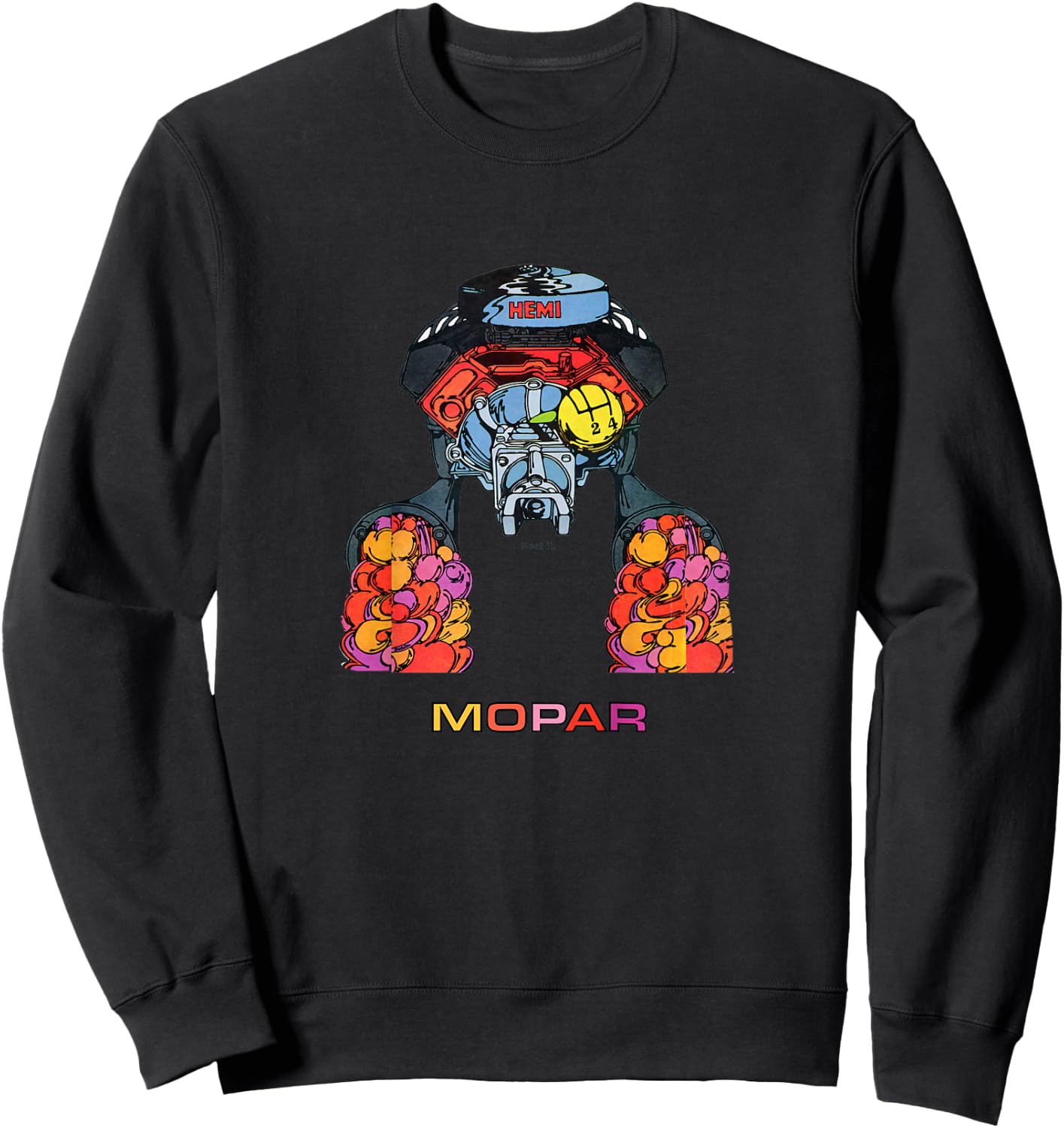 Mopar 426 Hemi Design Sweatshirt - Sweatshirt | Black