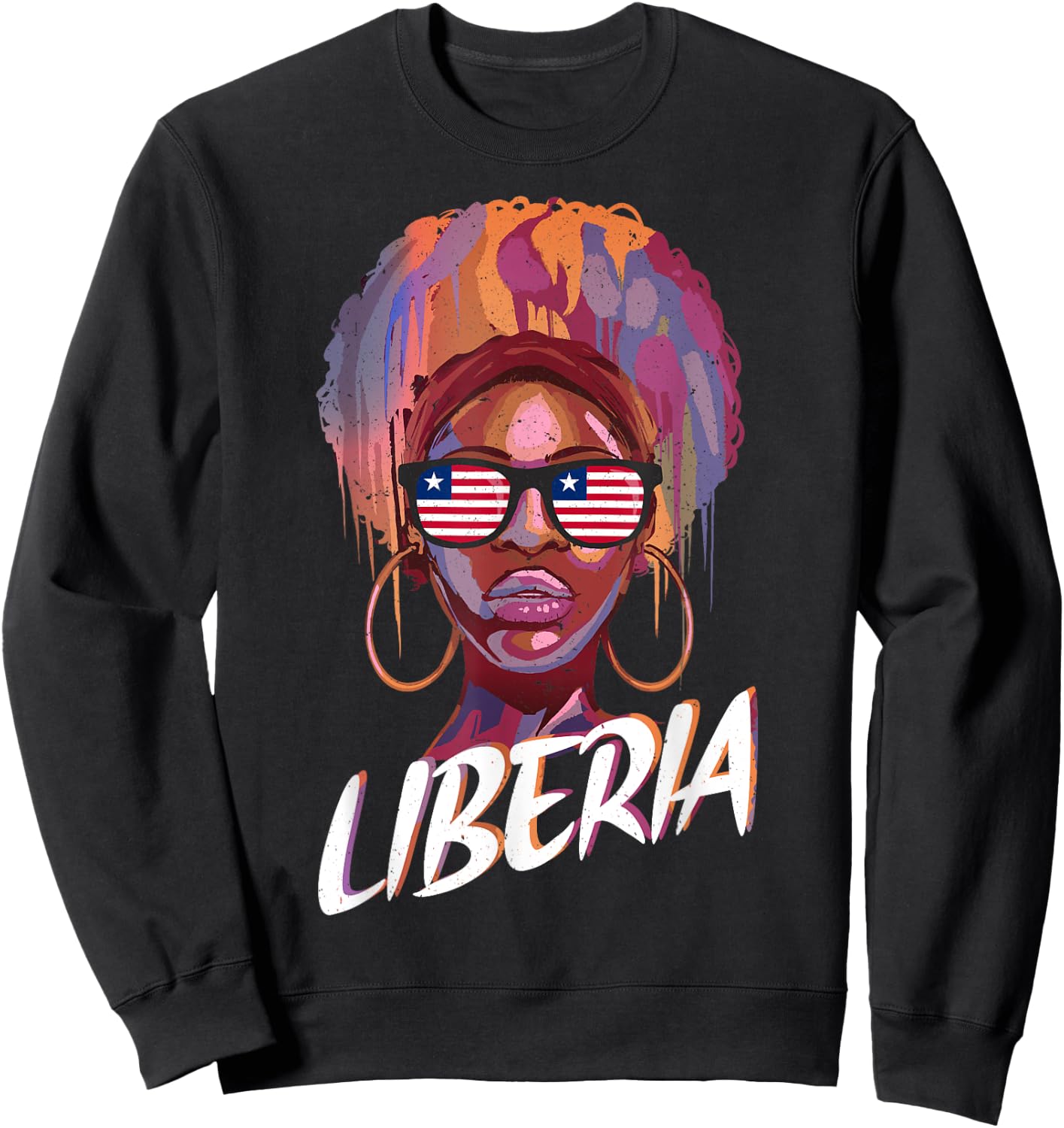 Liberia Sweatshirt - Sweatshirt | Black