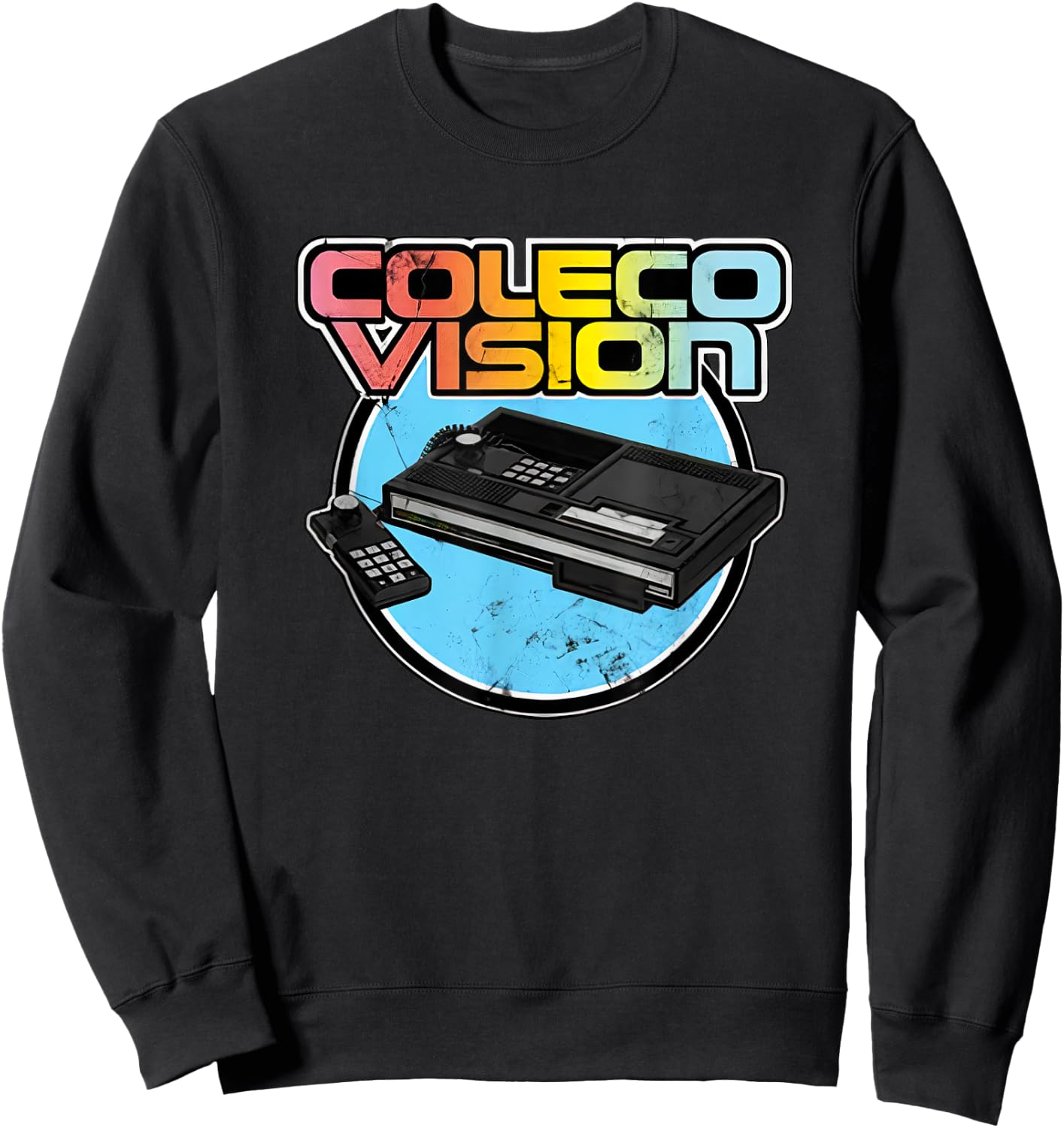 Colecovision Retro Vintage Video Game Gamer Sweatshirt - Sweatshirt | Black