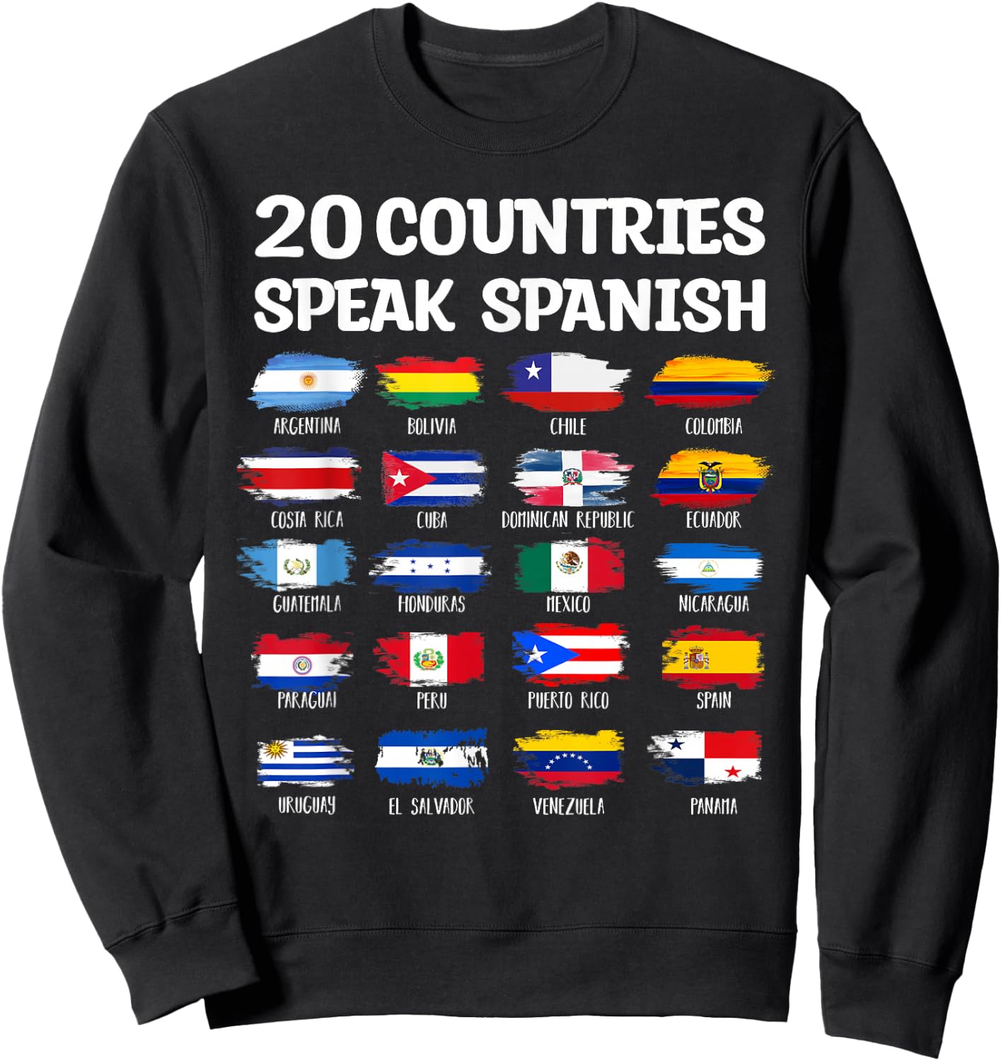 Hispanic Heritage Month Teacher Latin Heritage School kids Sweatshirt - Sweatshirt | Black