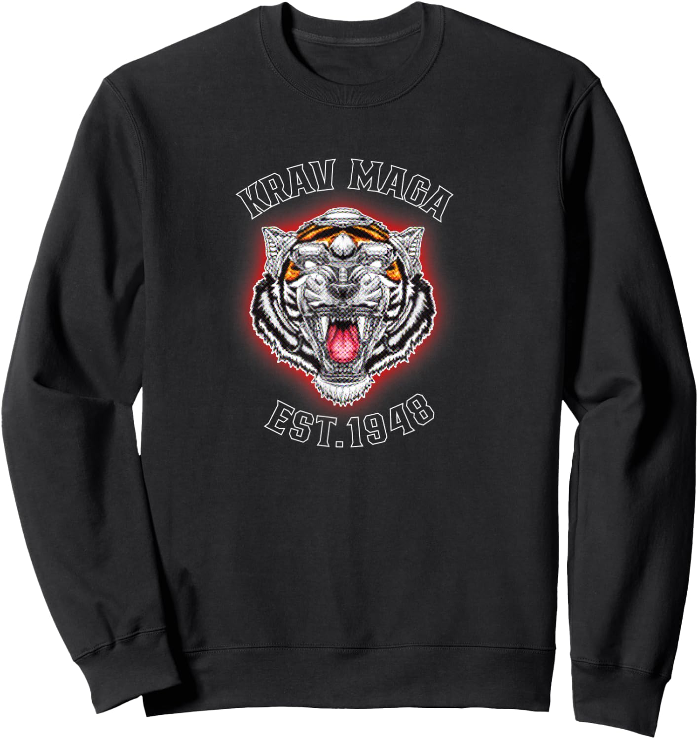 Mechanical Tiger Training Apparel for Krav Maga Sweatshirt - Sweatshirt | Black