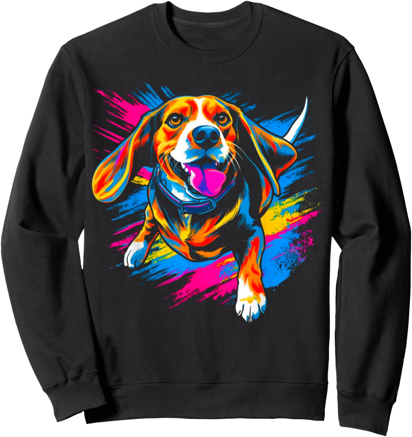 Beagle Dog Sweatshirt - Sweatshirt | Black