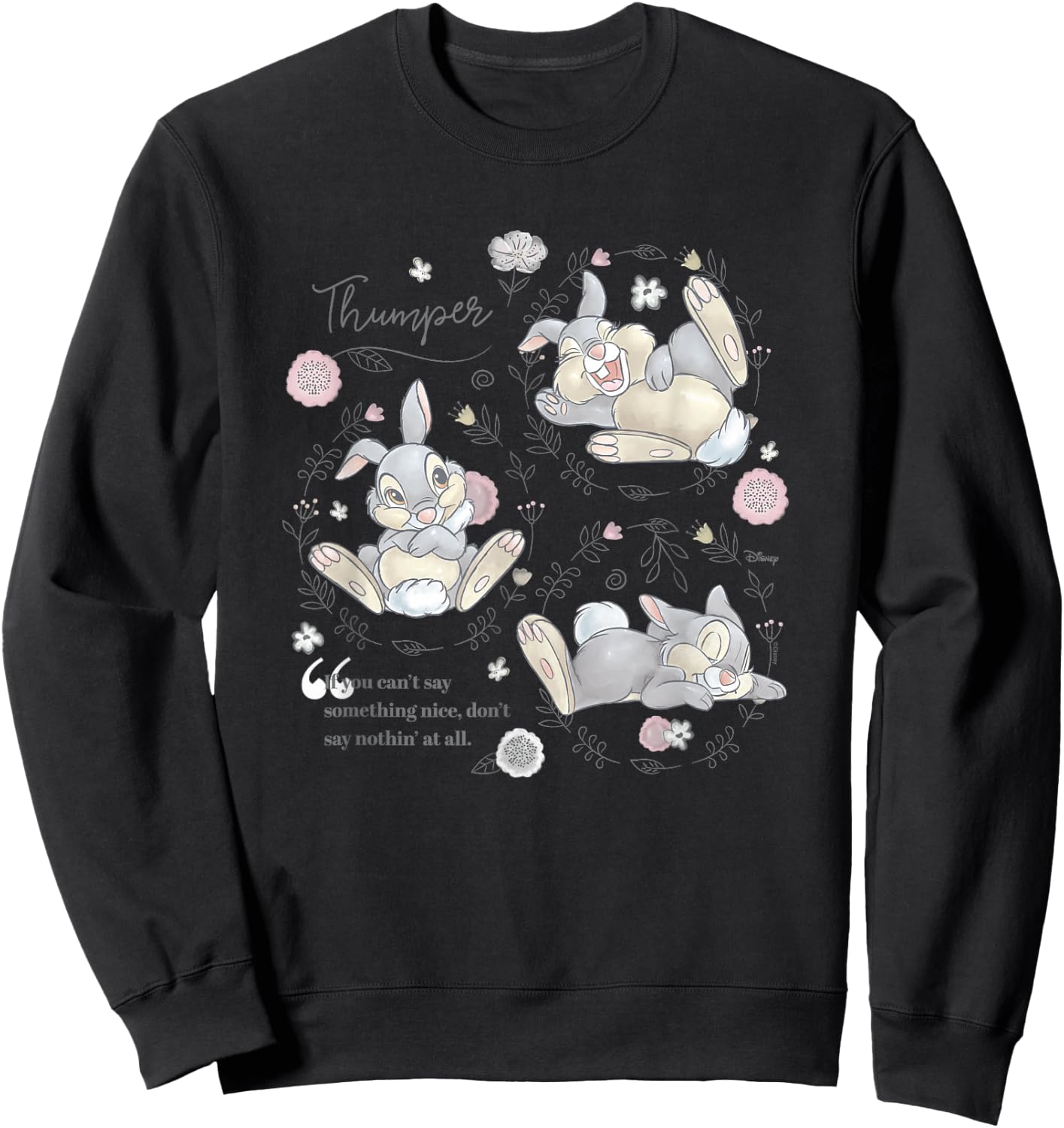 Bambi - Thumper Poses Sweatshirt - Sweatshirt | Black