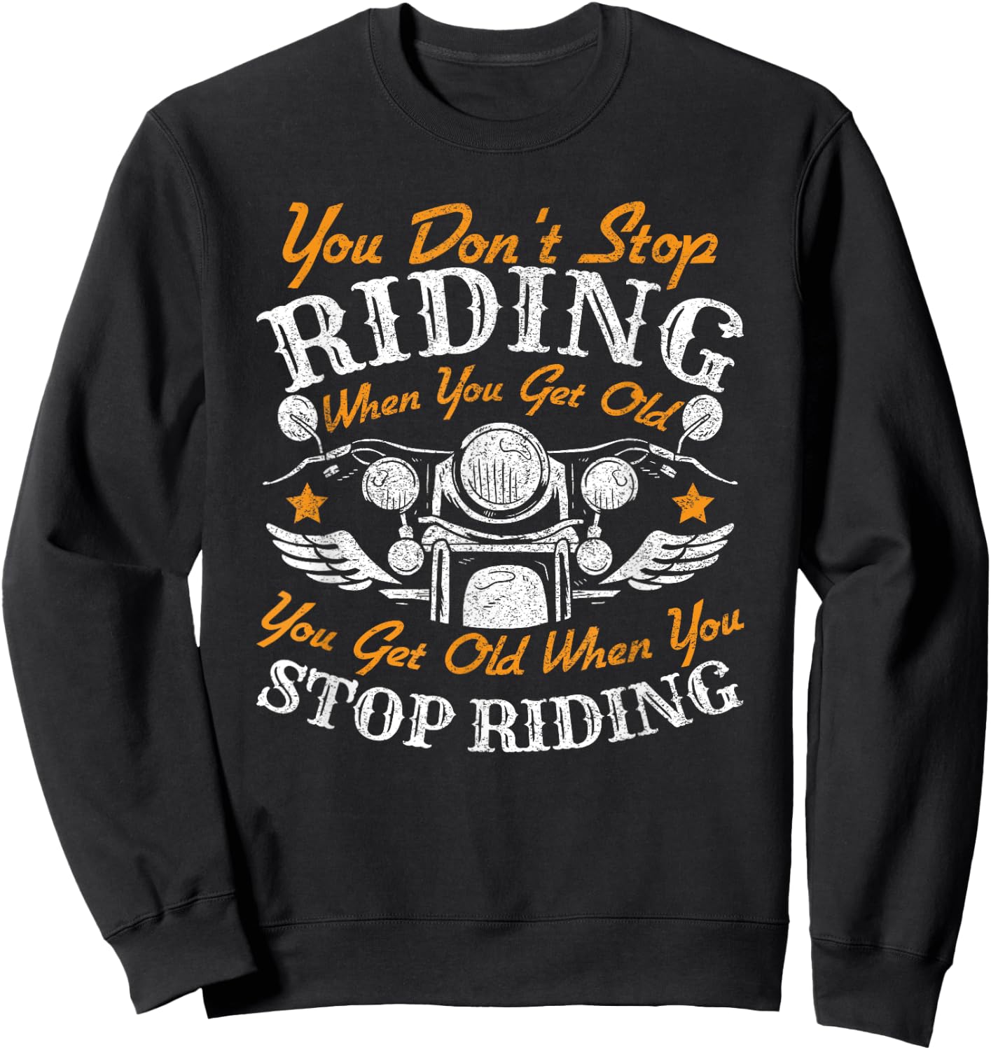 Motorcycle Sweatshirt - Sweatshirt | Black