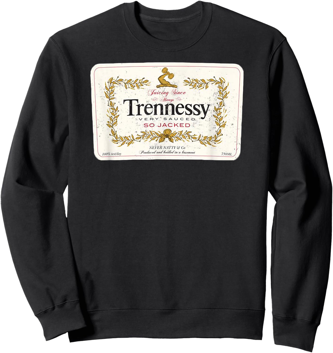 SheepDog Apparel Women's Workout Classic Fit Black Cotton Polyester Blend Sweatshirt - Sweatshirt | Black