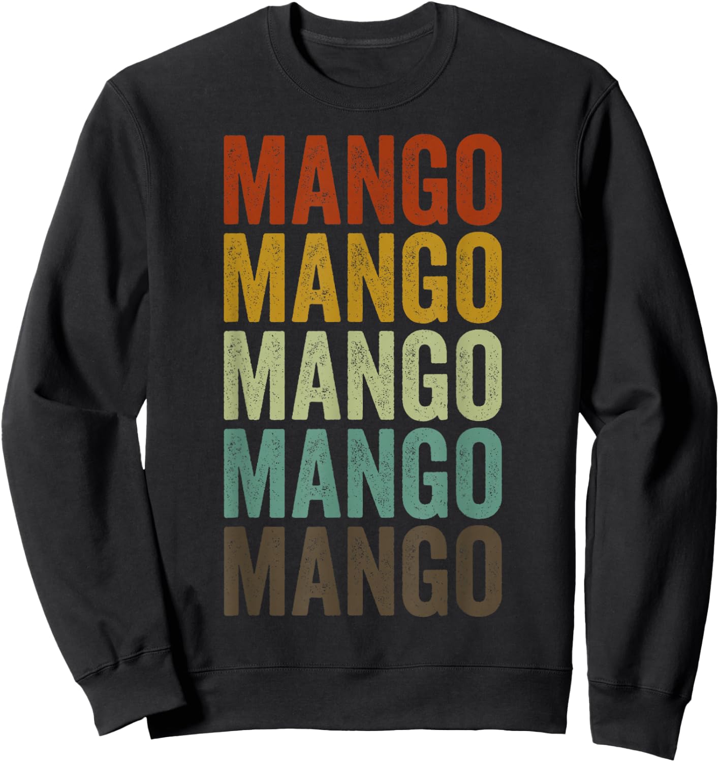 Mango City Retro Sweatshirt - Sweatshirt | Black
