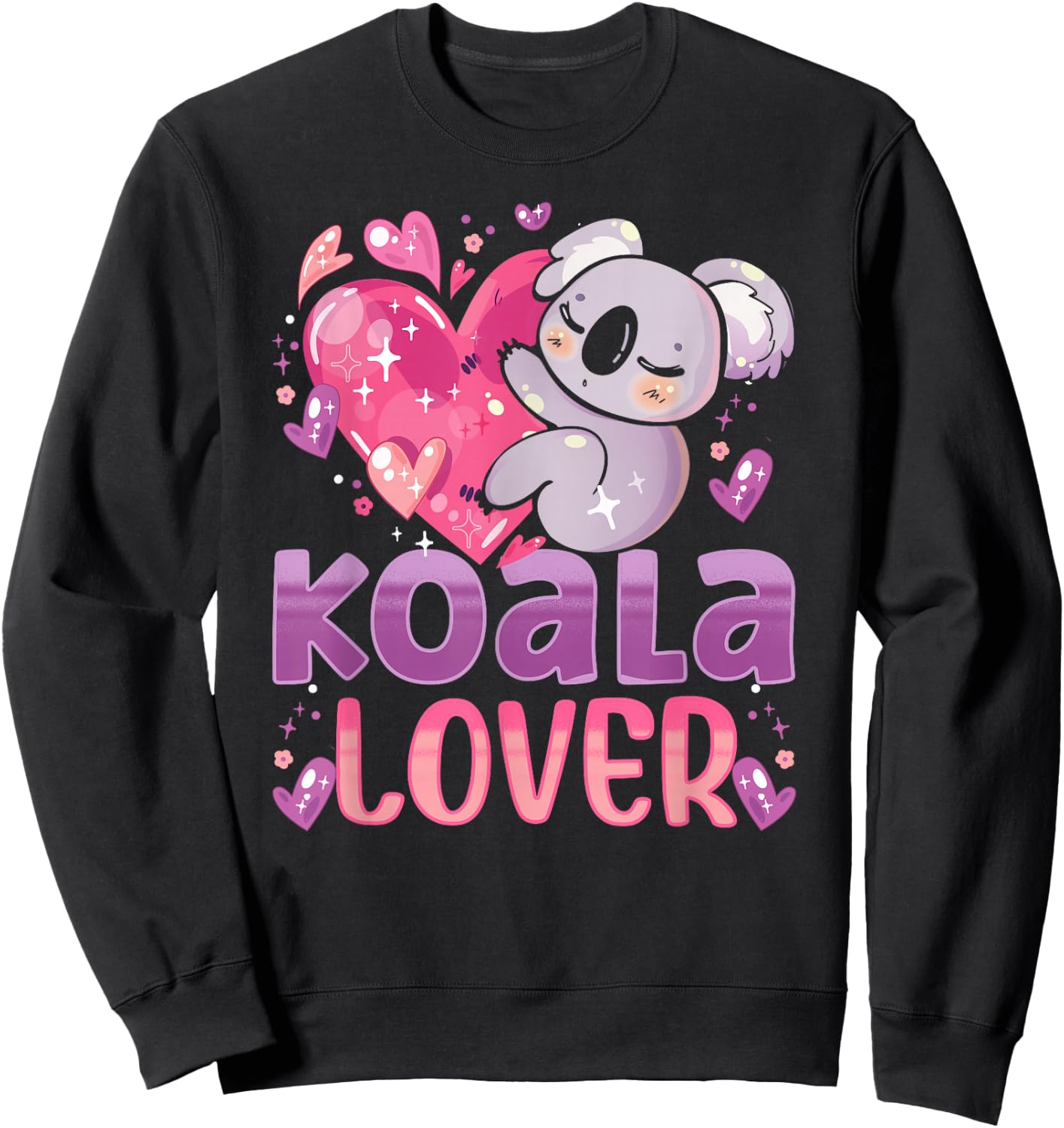 Koala Lover Cute Animal Koala Bear Koalas Sweatshirt - Sweatshirt | Black