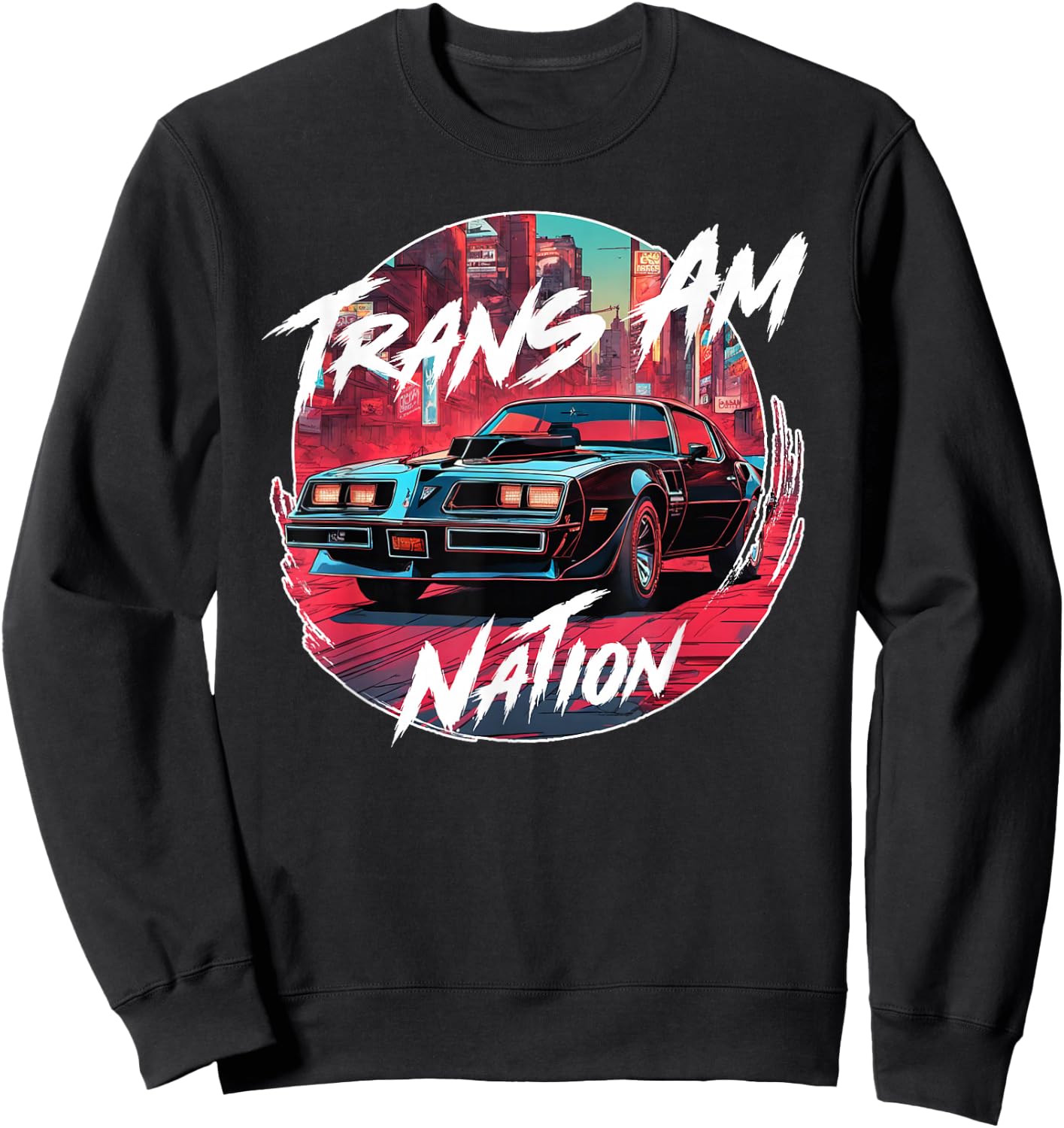 Trans Am Muscle Car American Muscle Trans Am Nation Sweatshirt - Sweatshirt | Black