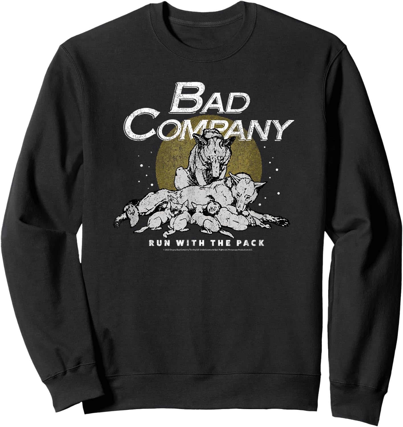 Bad Company - Run With The Pack Sweatshirt - Sweatshirt | Black