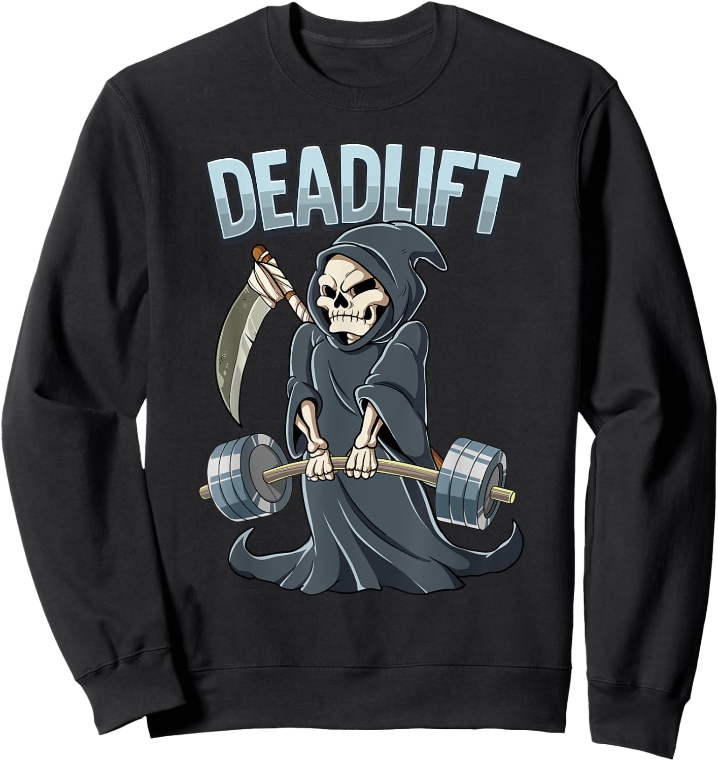 Gym Repeaer Deadlift Bodybuilding Sweatshirt - Sweatshirt | Black