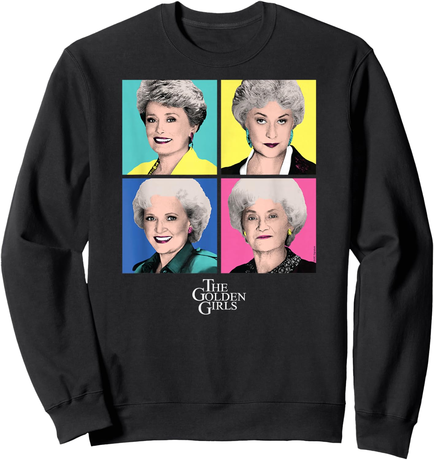 The Golden Girls - Group Pop Art Sweatshirt - Sweatshirt | Black