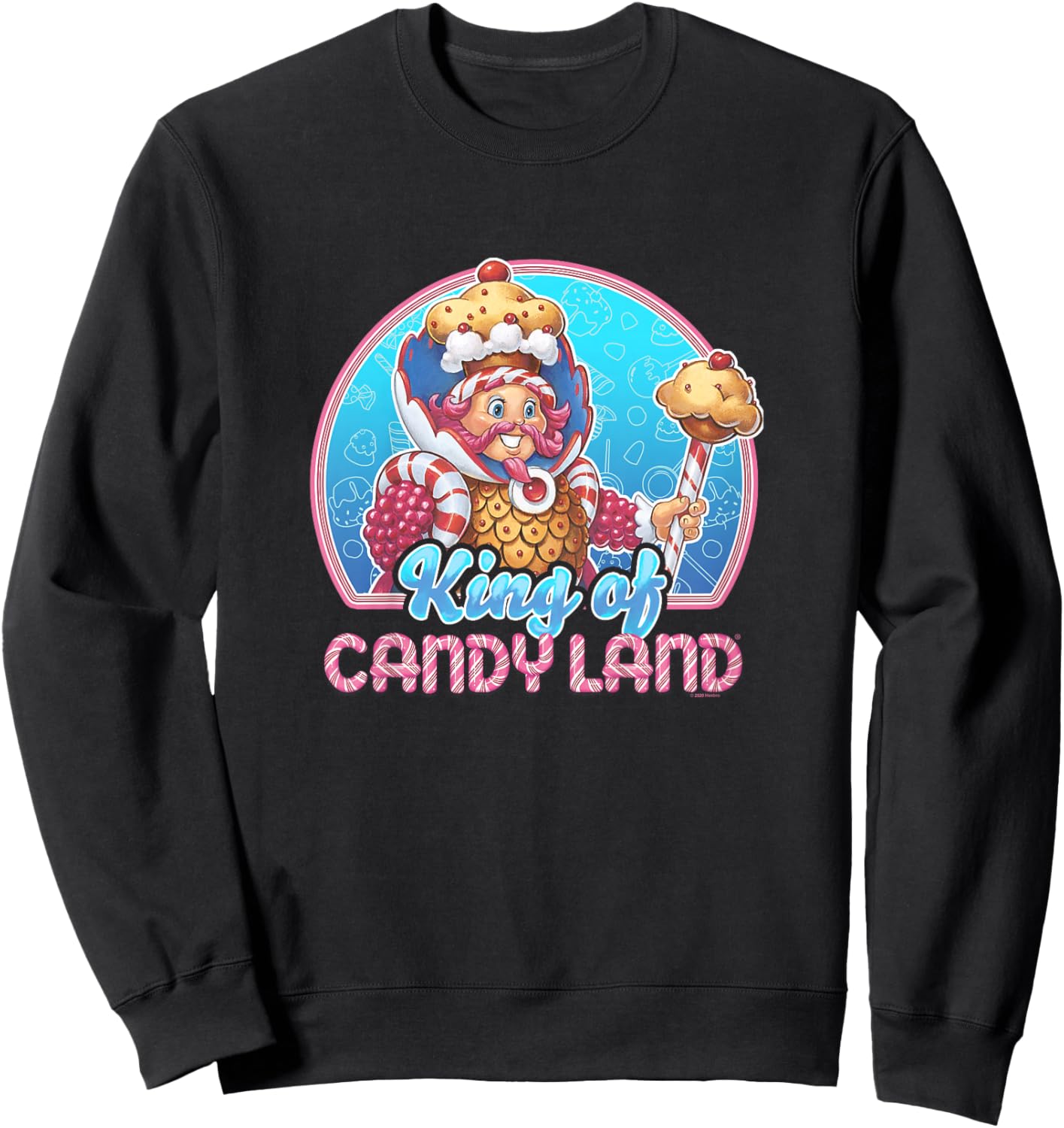 Candy Land King Kandy Vintage Portrait Logo Sweatshirt - Sweatshirt | Black