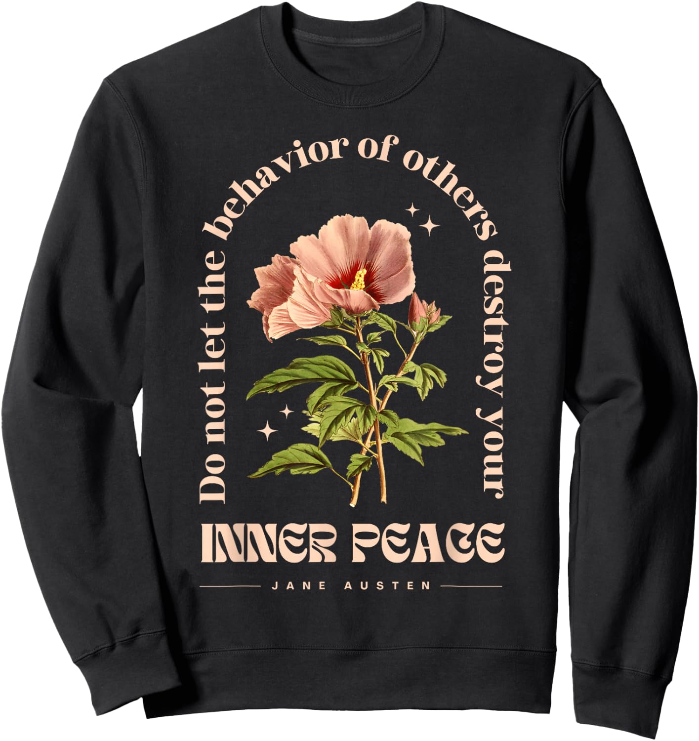 Jane Austen Sense and Sensibility Bookish Bookworm Novel Sweatshirt - Sweatshirt | Black