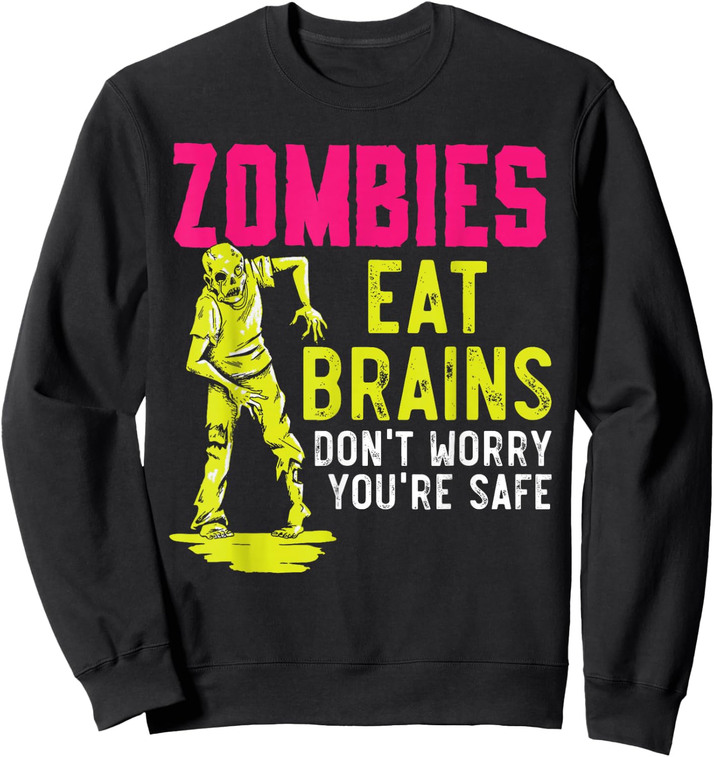 Zombie Lover Undead Monster Halloween Trick Or Treat Sweatshirt - Sweatshirt | Black