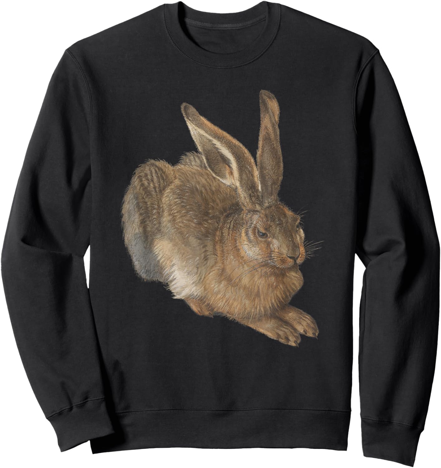 Young Hare (Feldhase) by Albrecht Durer Sweatshirt - Sweatshirt | Black
