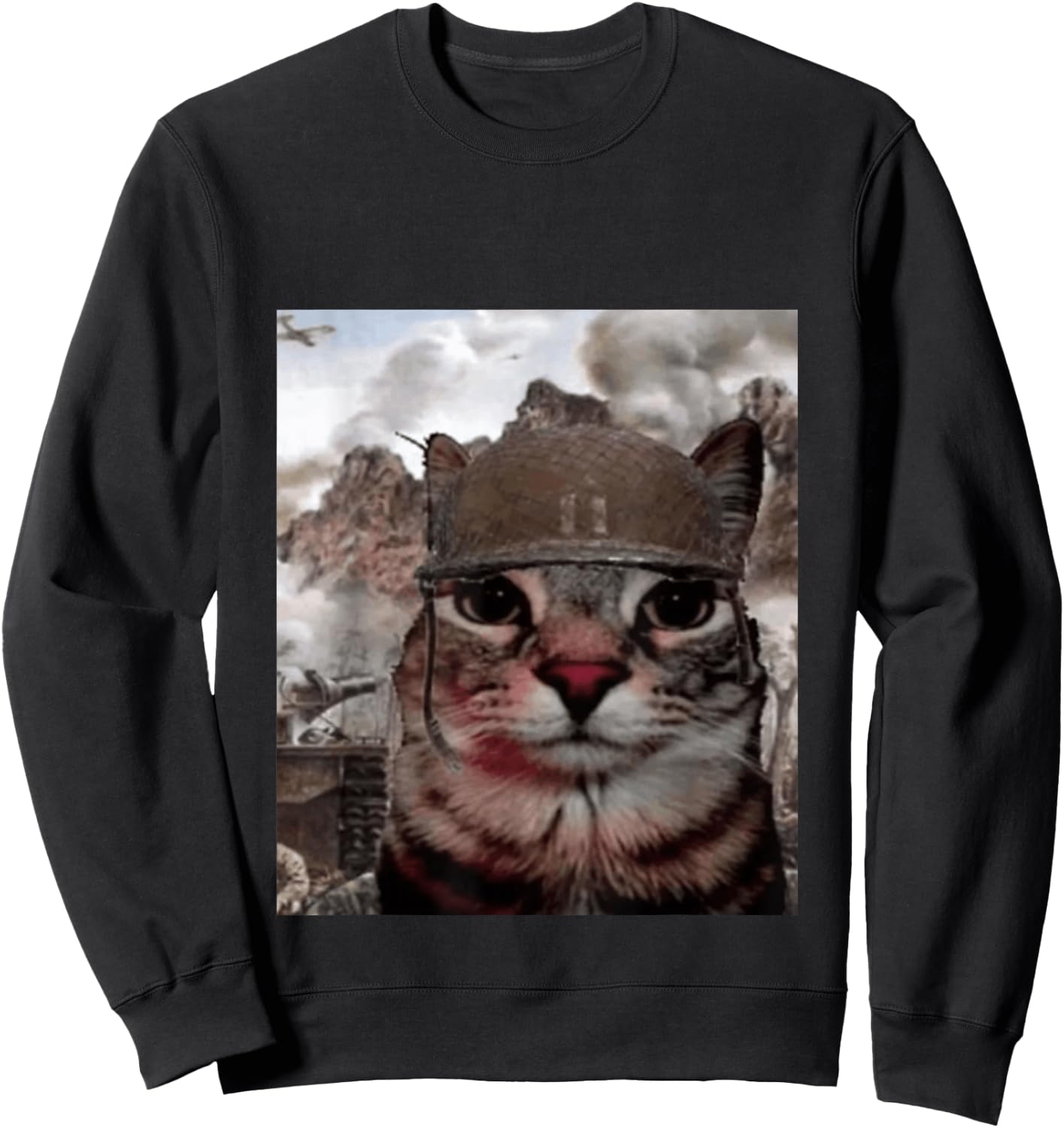 Thousand Yard Stare Funny , , for girls. Sweatshirt - Sweatshirt | Black