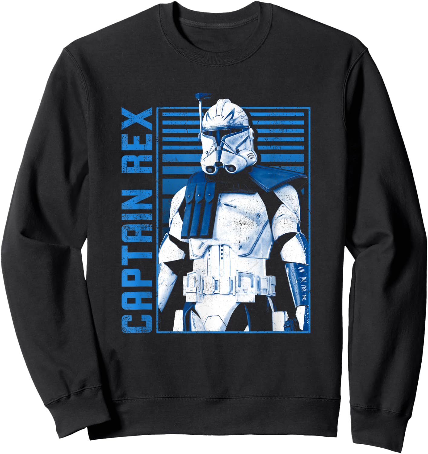 Star Wars: Ahsoka Captain Rex Vintage Rebel Fighter Poster Sweatshirt - Sweatshirt | Black