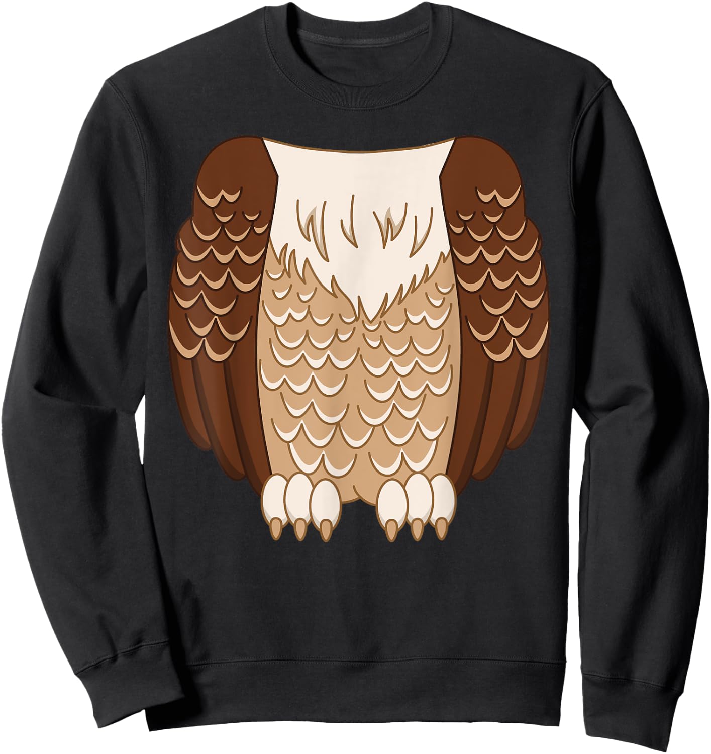 Owl Owl Costume Shirt Sweatshirt - Sweatshirt | Black