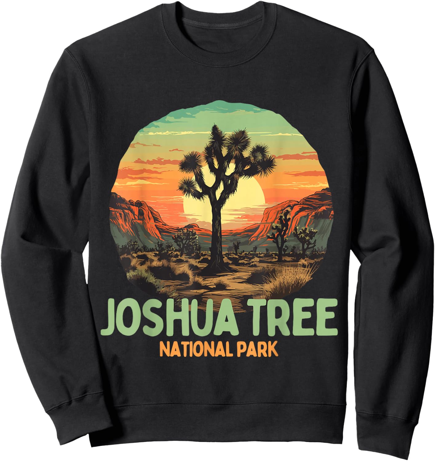 Joshua Tree National Park Sweatshirt - Sweatshirt | Black