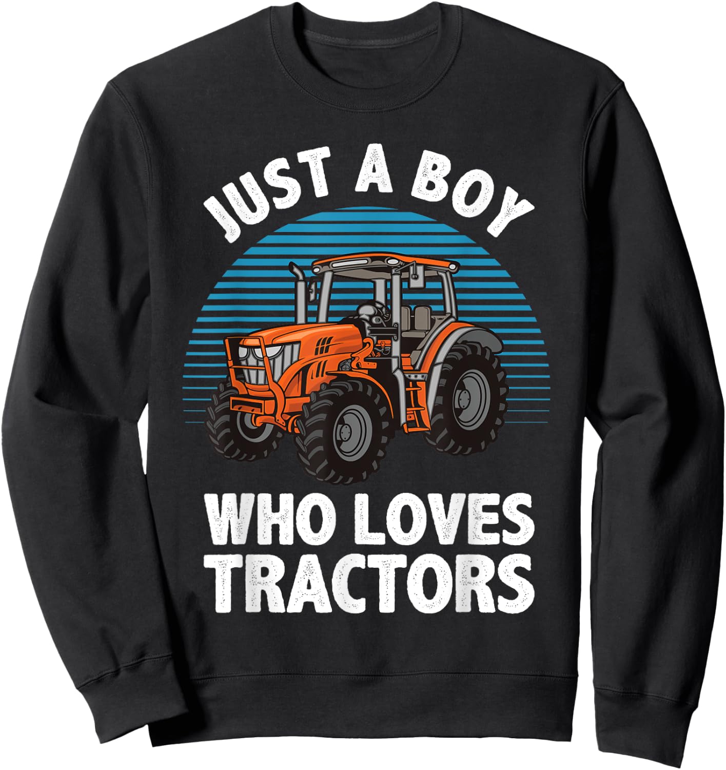 Cool Tractor For Boys Kids Toddler Farmtruck Farmer Driver Sweatshirt - Sweatshirt | Black