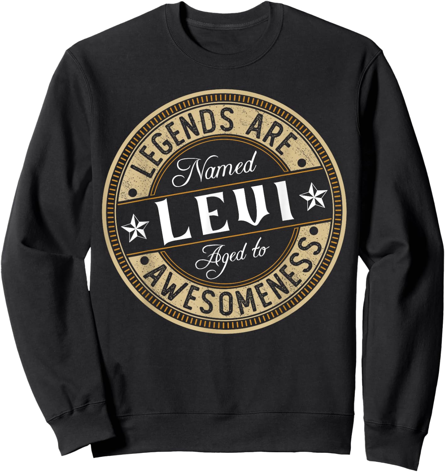 Levi | Legends are Named | Levi Sweatshirt - Sweatshirt | Black