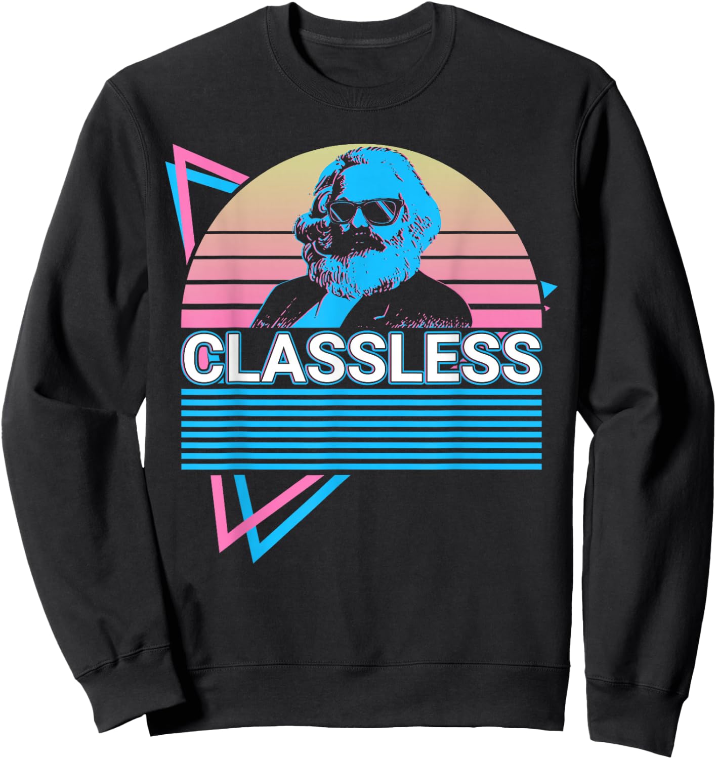 Karl Marx Communism Communist Socialism Classless Sweatshirt - Sweatshirt | Black