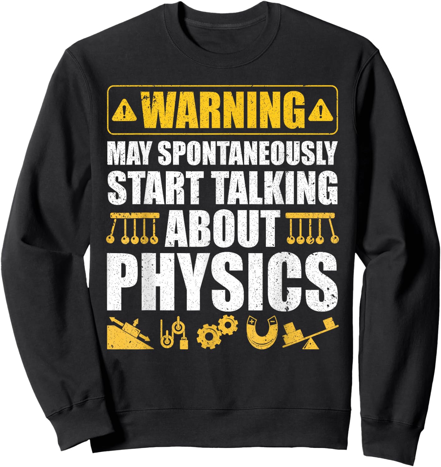 Cute Physics Art Women Physics Teacher Geeky Science Sweatshirt - Sweatshirt | Black