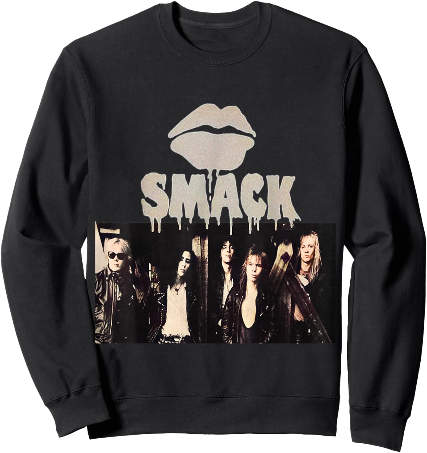 Smack Rock Band Sweatshirt - Sweatshirt | Black