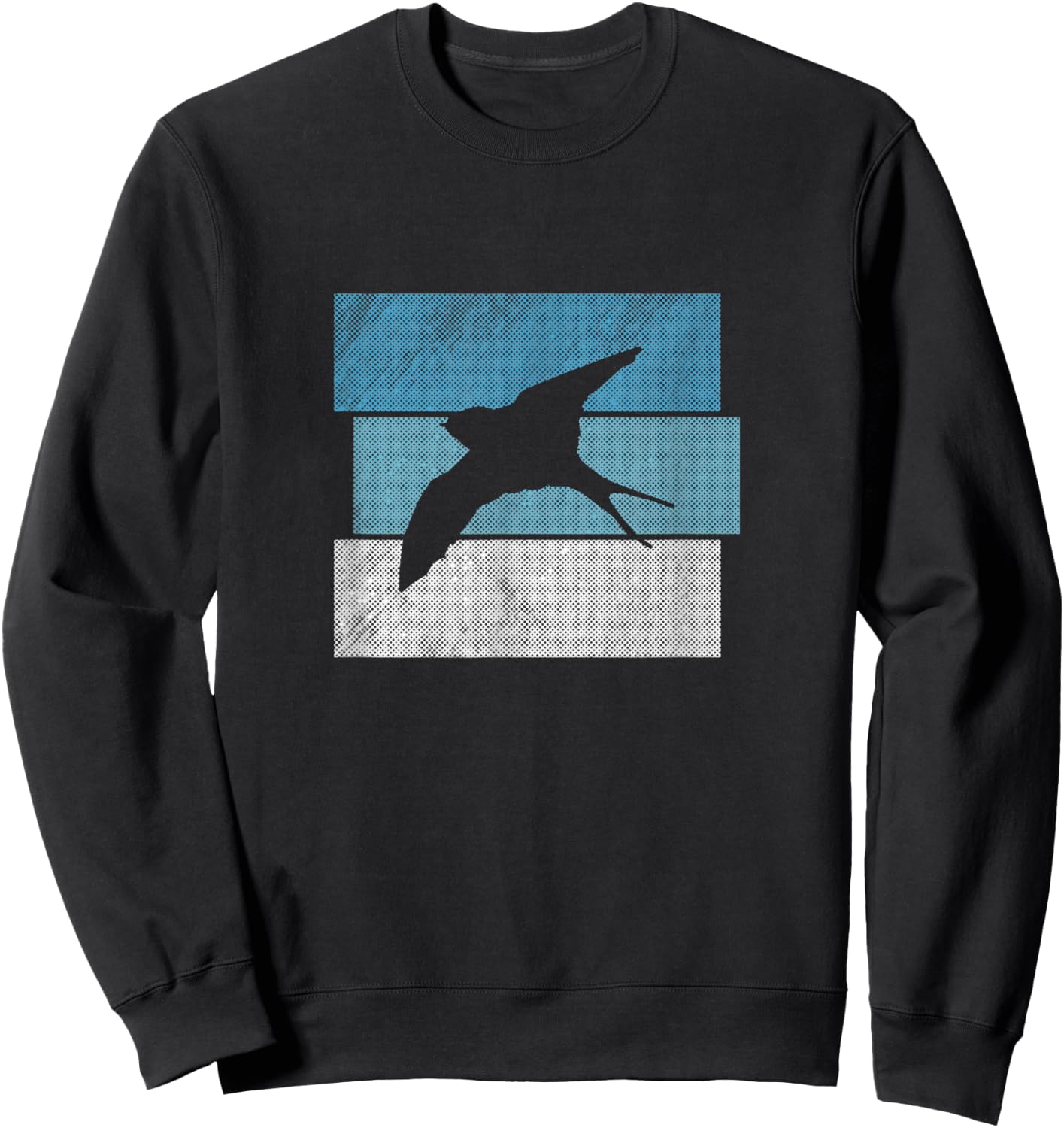 Retro Bird Vintage Design Bird Watching Funny Birds Sweatshirt - Sweatshirt | Black