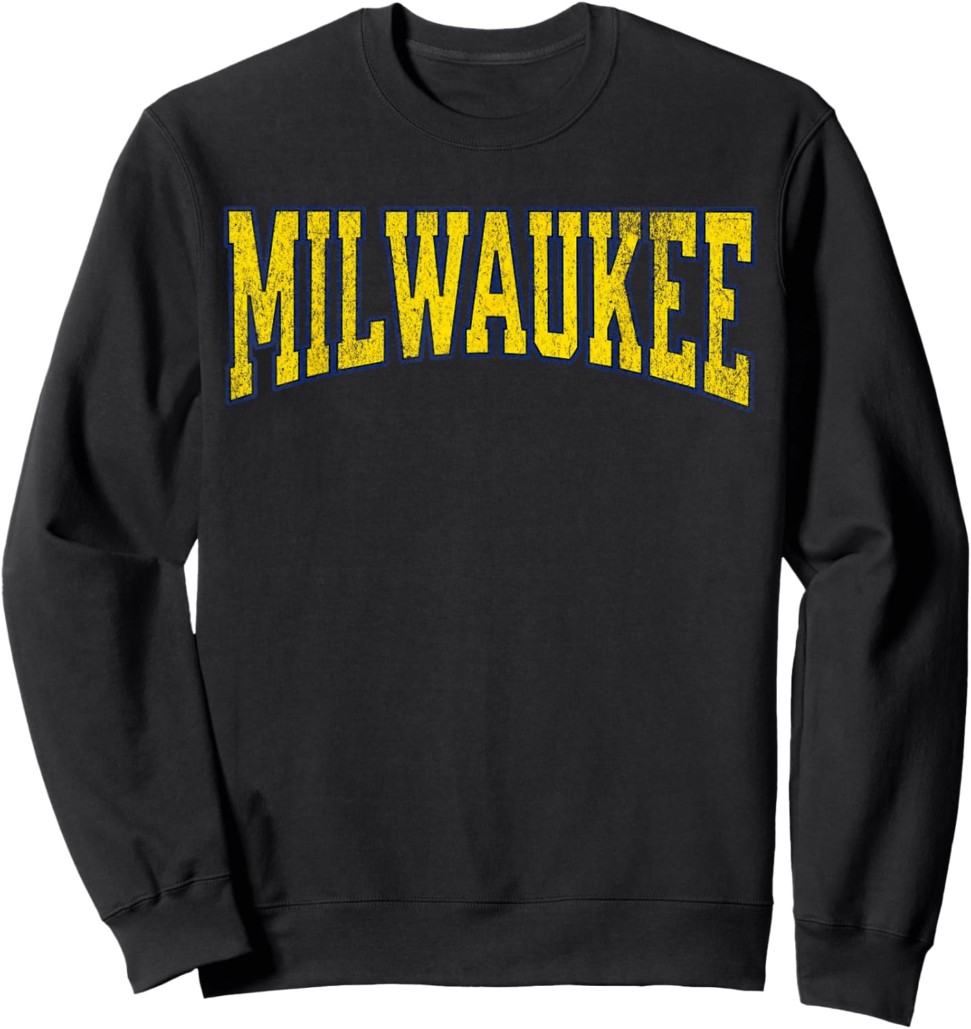 Milwaukee vintage city Sweatshirt - Sweatshirt | Black