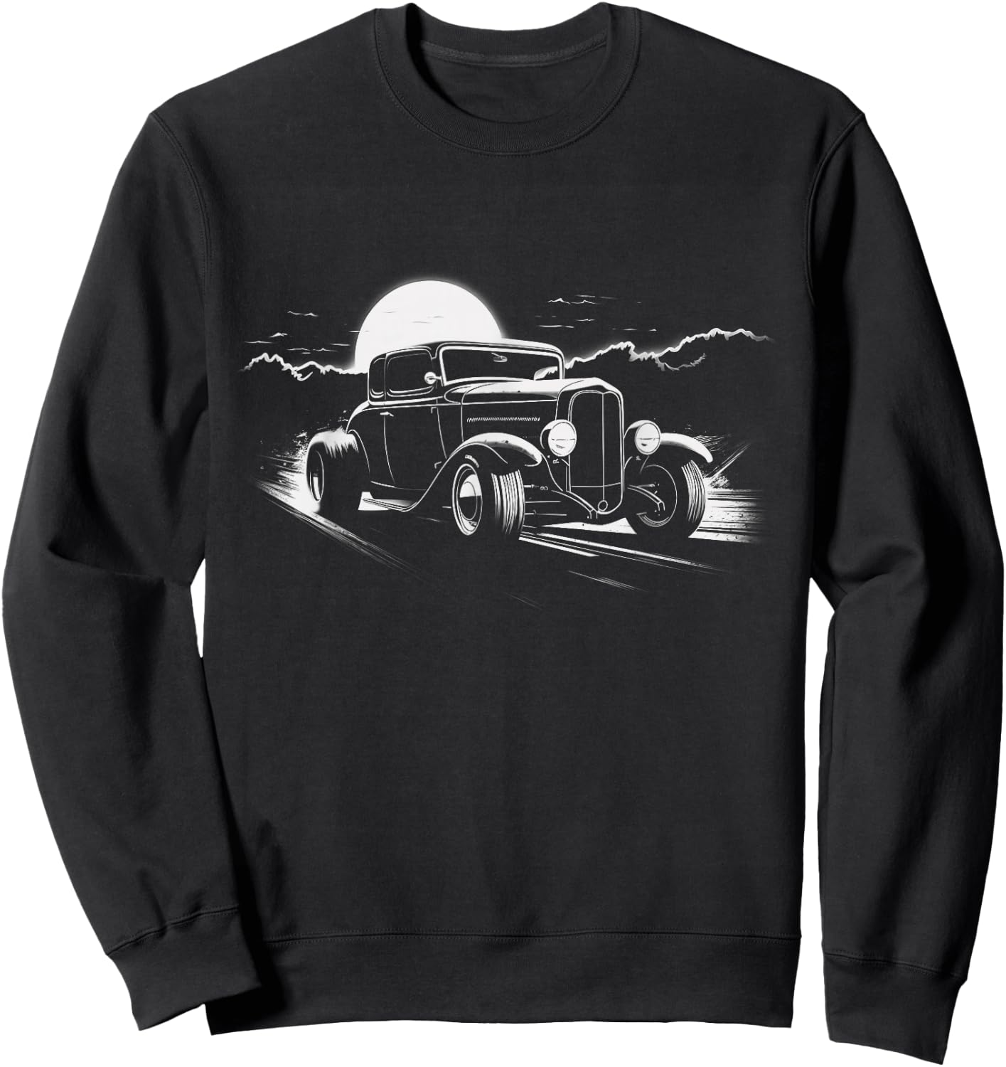 1930's American Classic Hot Rod Sweatshirt - Sweatshirt | Black
