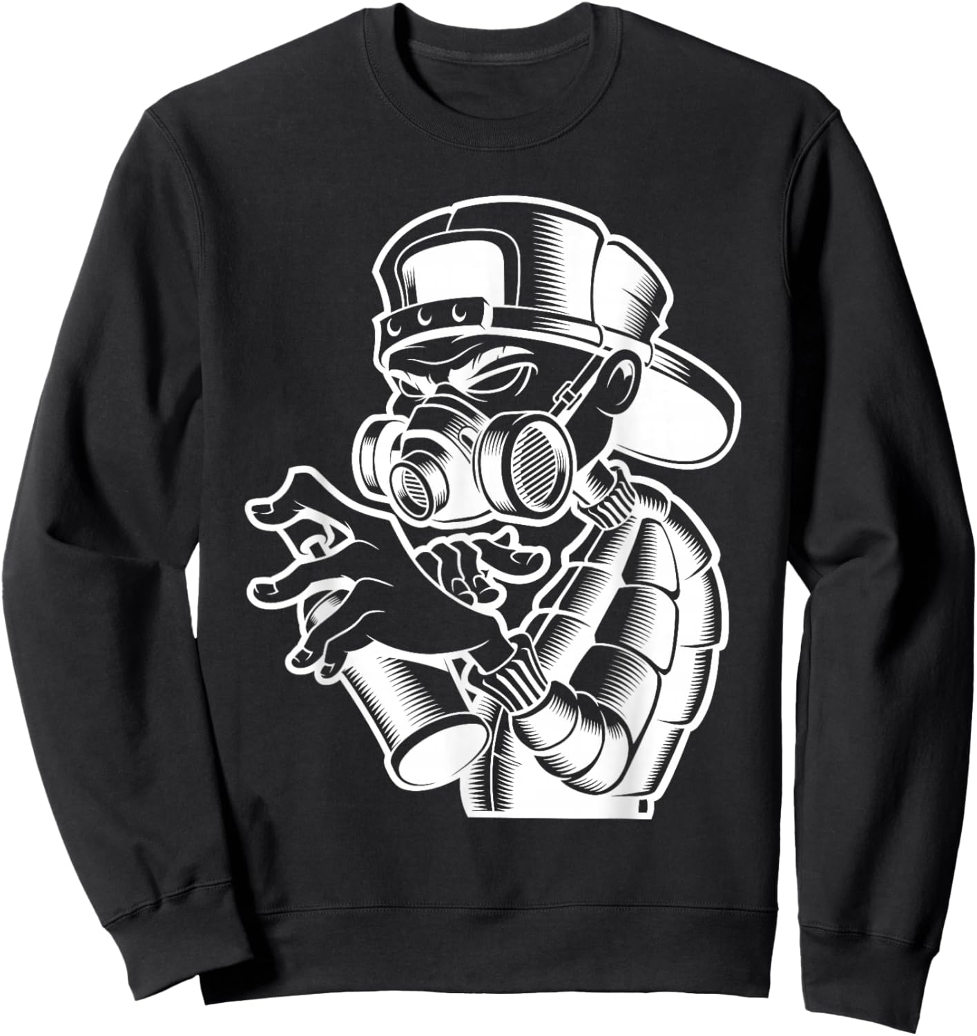 Sprayer I Street Art Artist Spray Can Street Artist Sweatshirt - Sweatshirt | Black