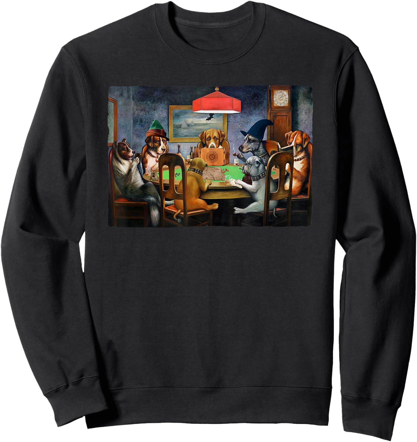 Funny RPG Shirt | Dogs Playing Tabletop RPG | RPG Sweatshirt - Sweatshirt | Black