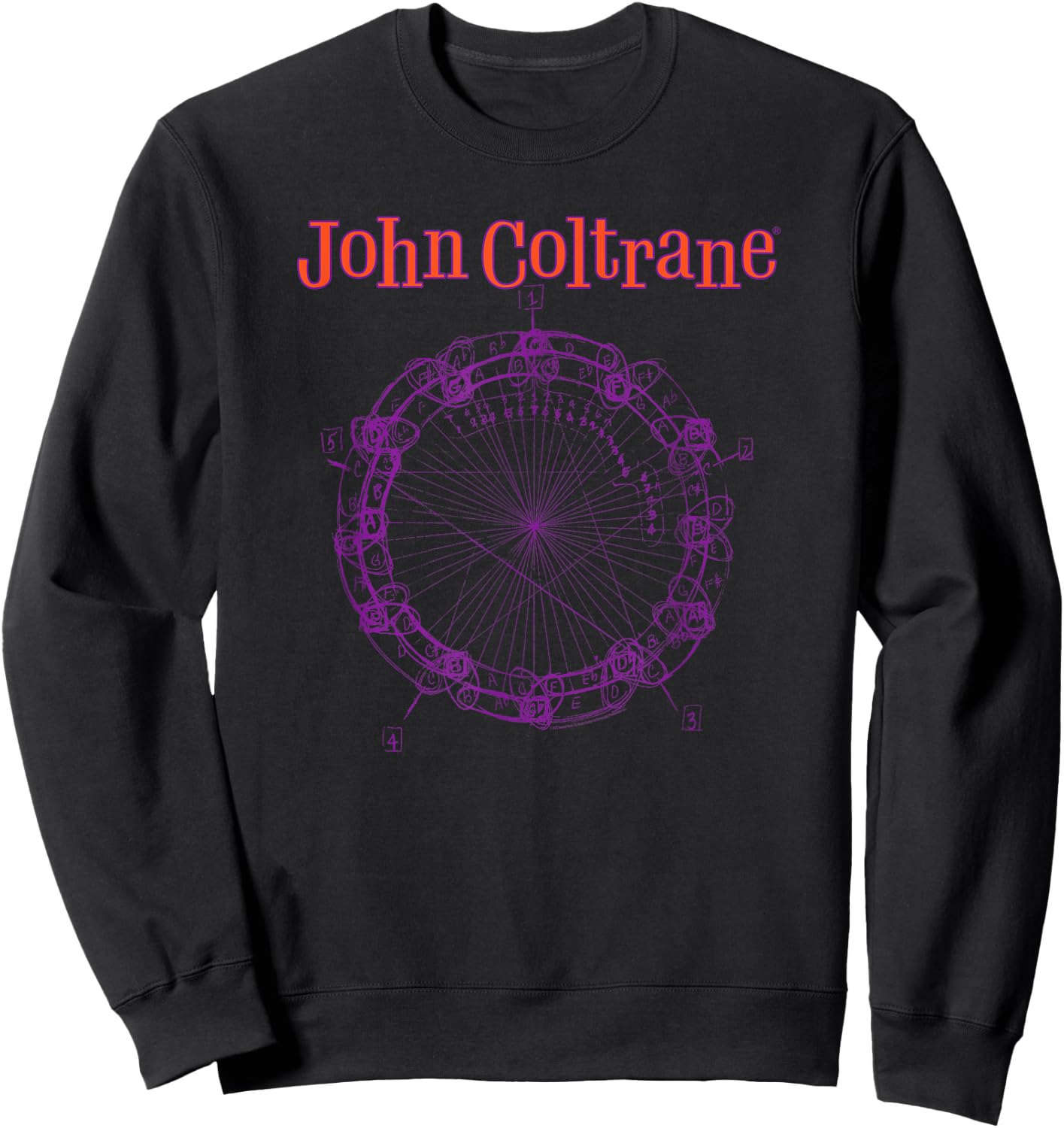 John Coltrane Black -Adults Sweatshirt - Sweatshirt | Black