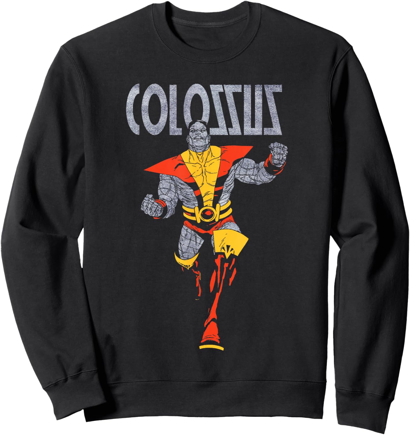 Marvel X-Men Colossus Epic Distressed Portrait Sweatshirt - Sweatshirt | Black