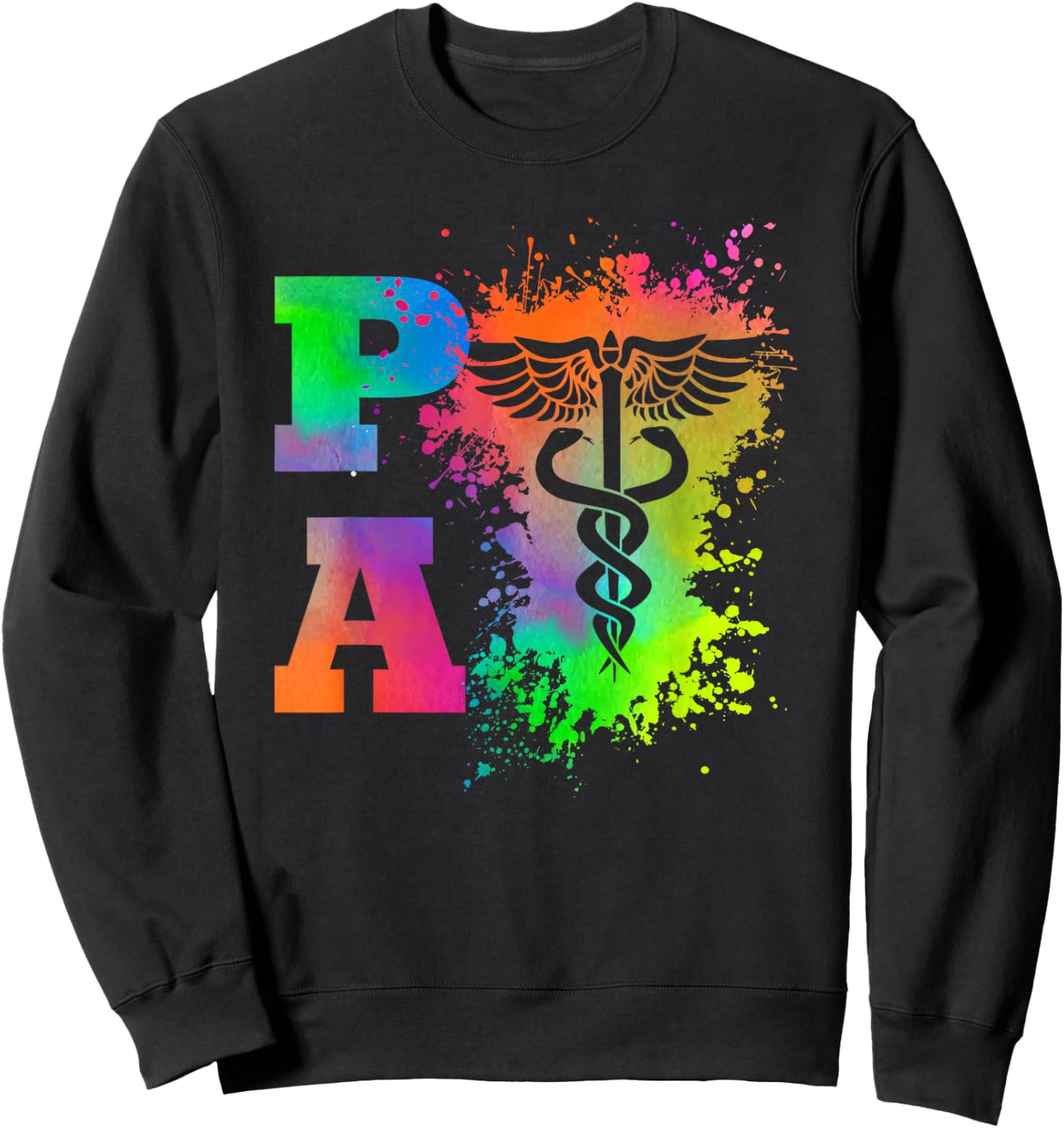 Physician Assistant Caduceus PA Sweatshirt - Sweatshirt | Black