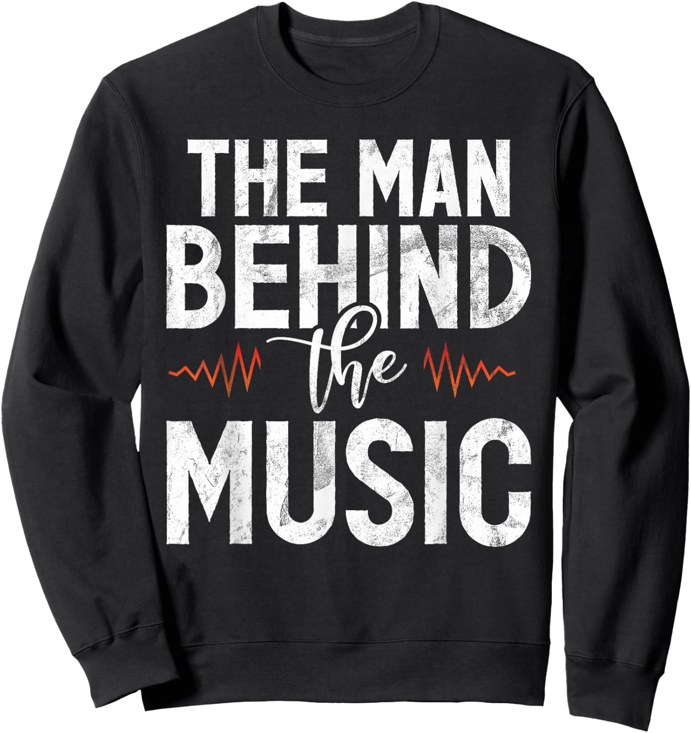 The Man behind the Music DJ Sweatshirt - Sweatshirt | Black