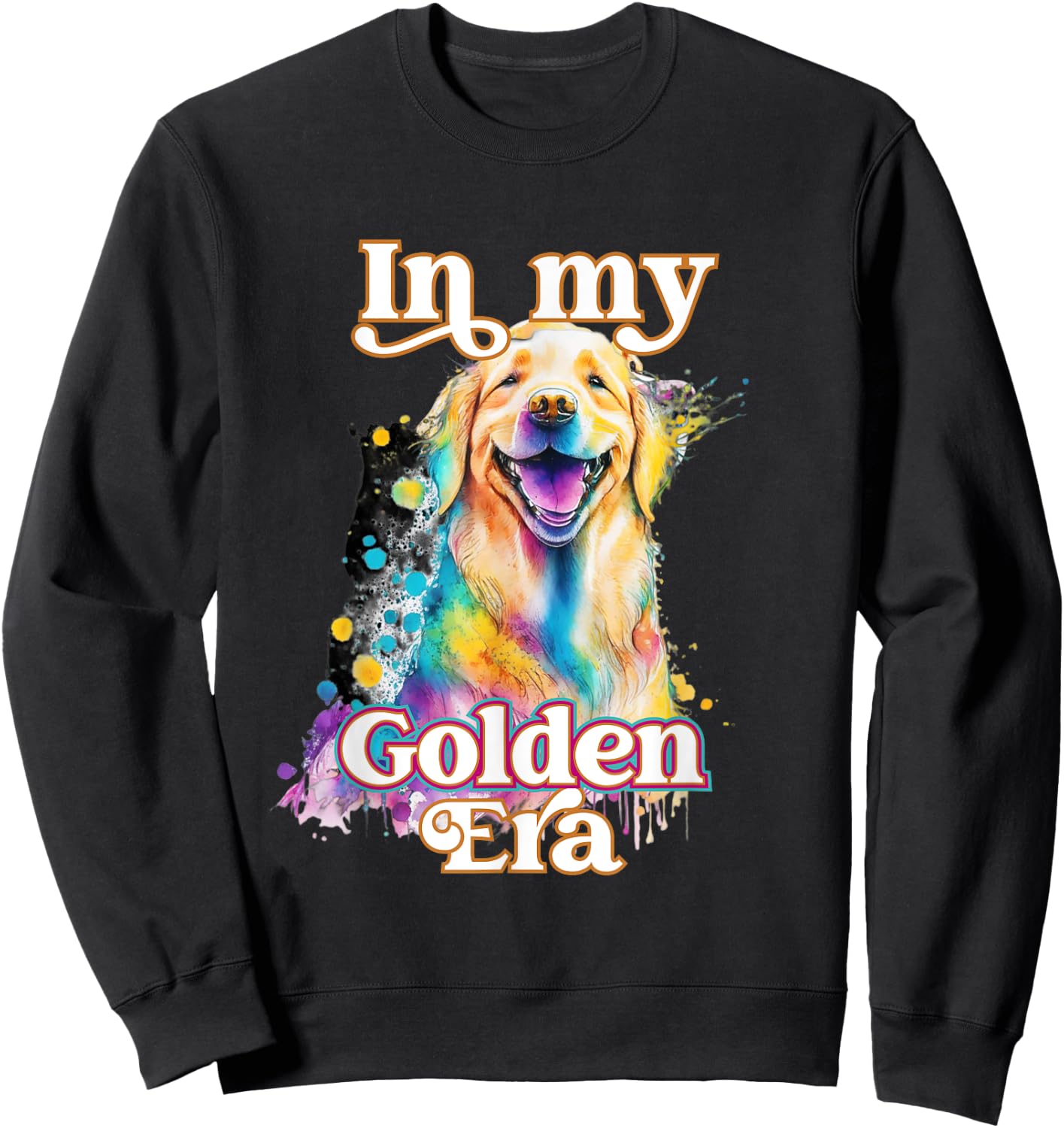 In My Golden Retriever Era Sweatshirt - Sweatshirt | Black