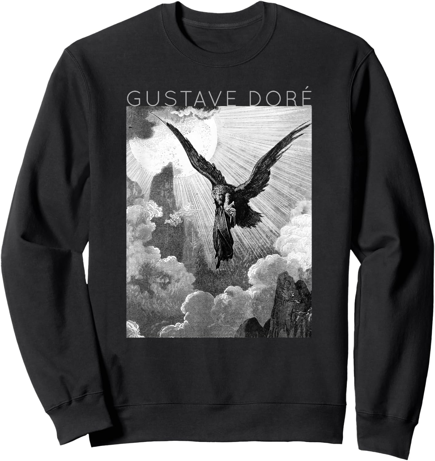Gustave Doré - Dante and the Eagle - Art for Artists Sweatshirt - Sweatshirt | Black