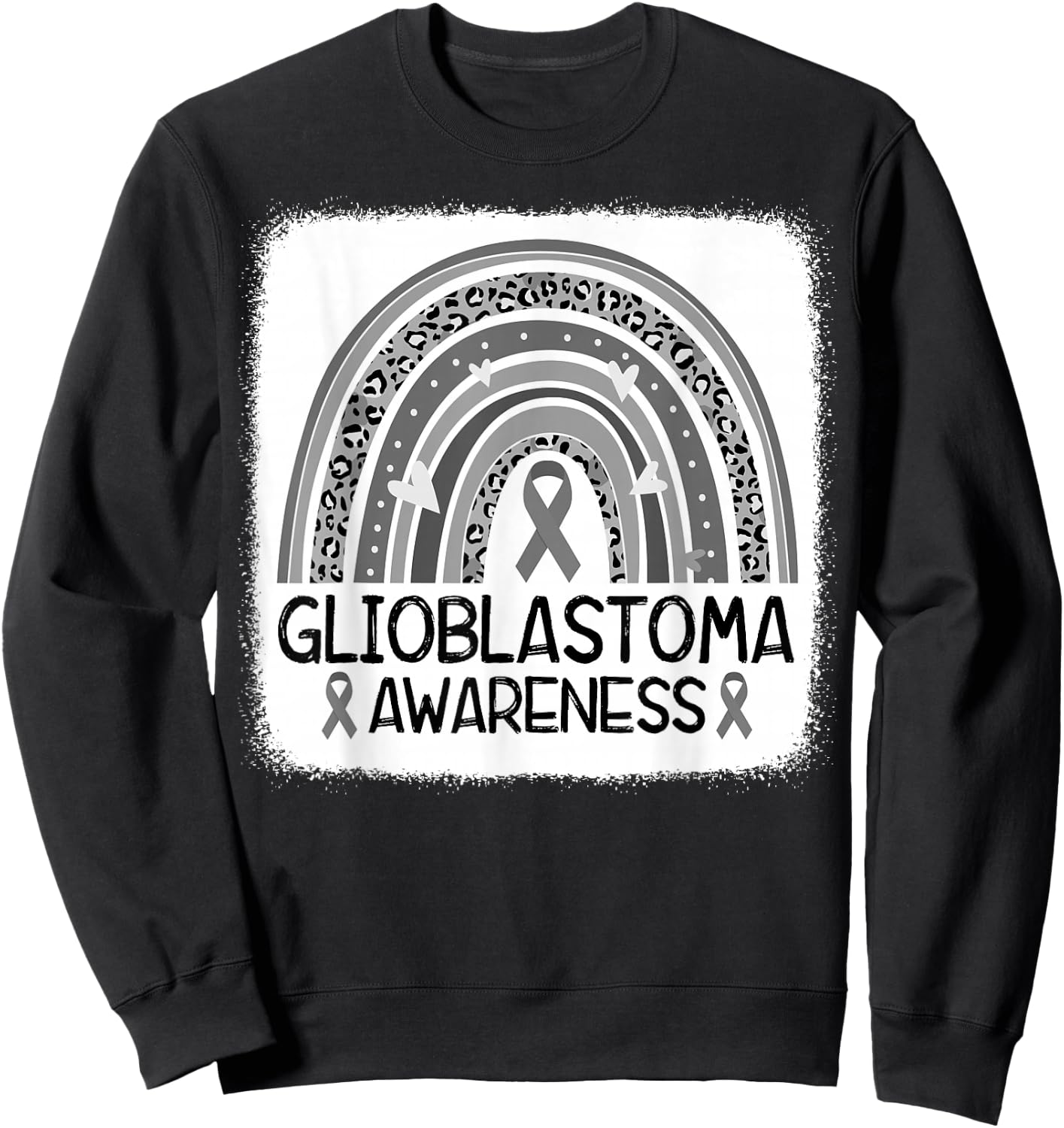 Brain Tumor Awareness Go Gray In May Glioblastoma Awareness Sweatshirt - Sweatshirt | Black