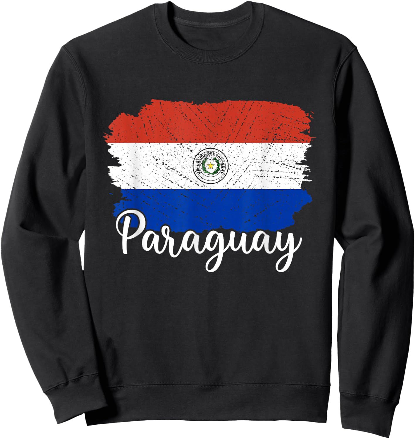 Paraguay Flag Men Women Kids Paraguay Country Sweatshirt - Sweatshirt | Black