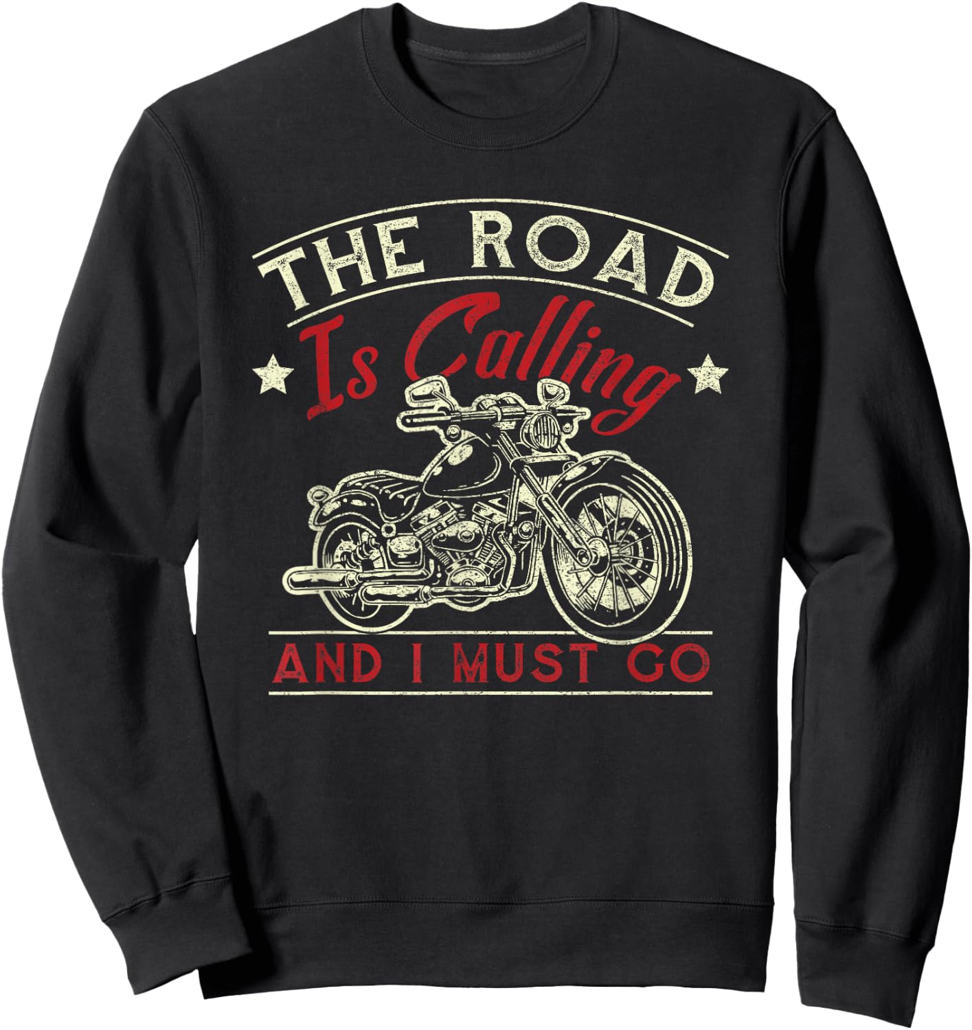 Motorcycle Motorbike Saying Motorcycling Biker Sweatshirt - Sweatshirt | Black