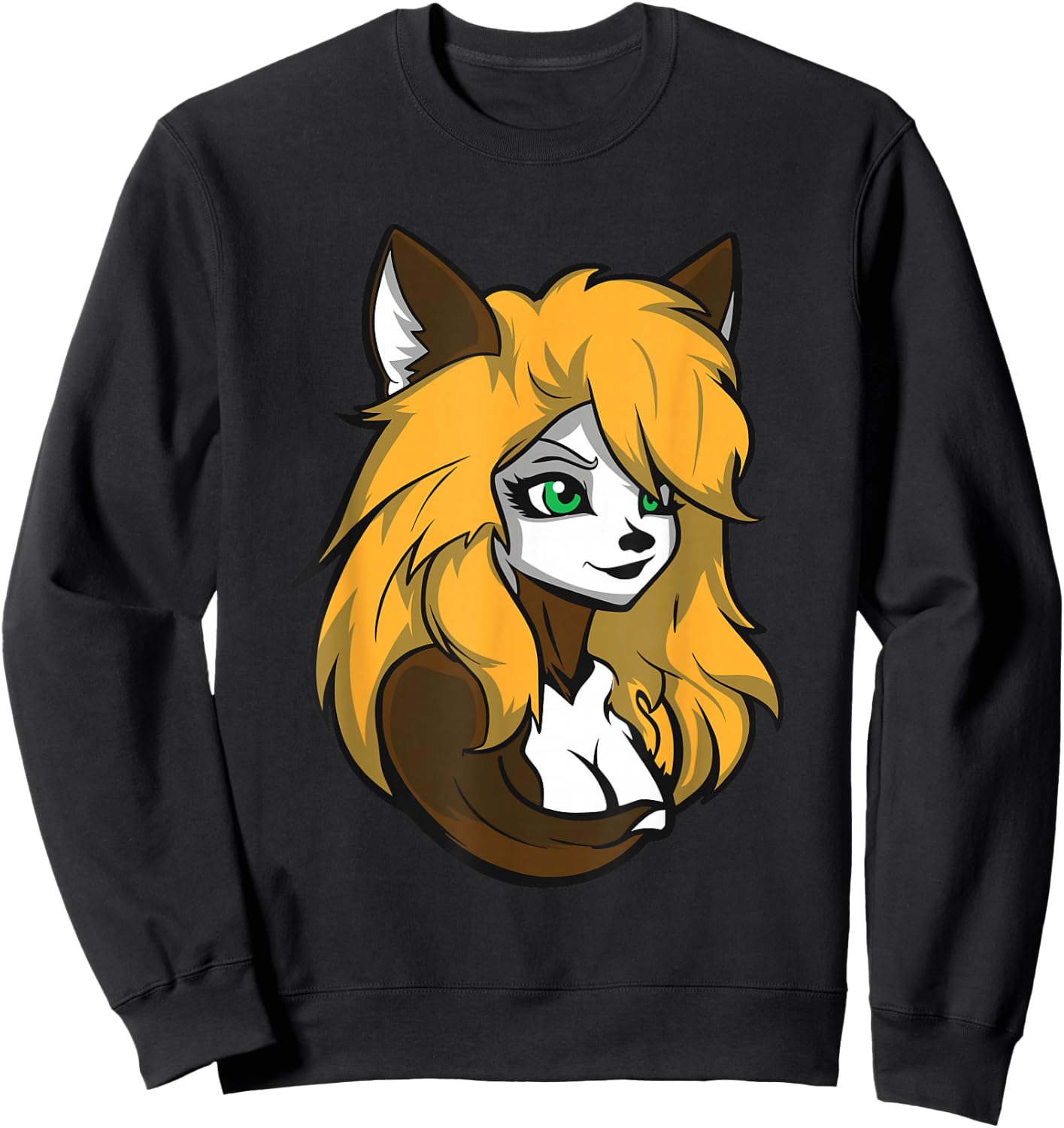 Furry Fandom Cosplay - Furs Fursona Fursuiter Fursuits Sweatshirt - Sweatshirt | Black