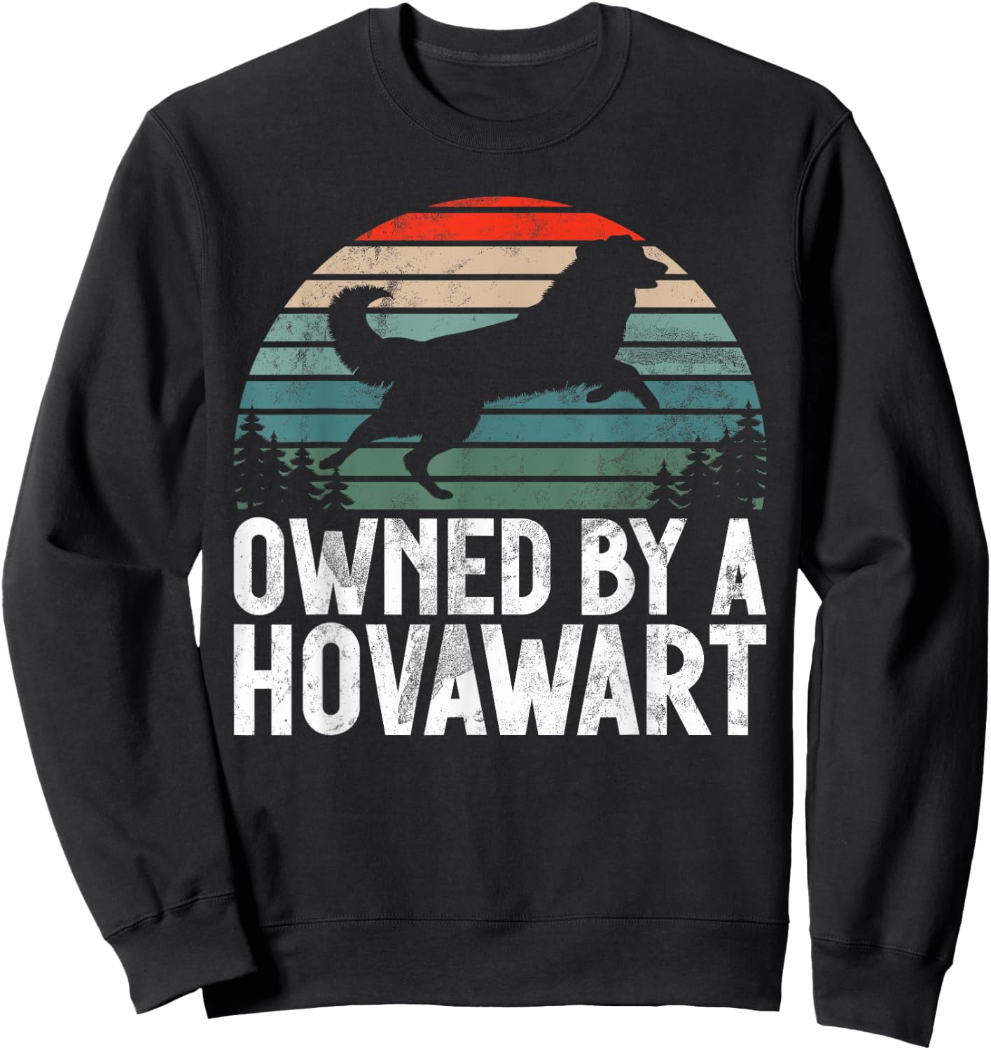 Owned by a Hovawart Sweatshirt - Sweatshirt | Black